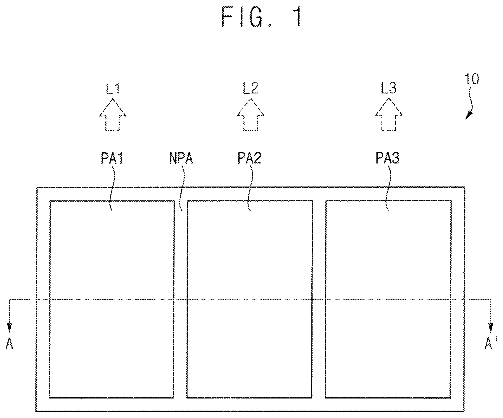 Patent US12455408 — Color conversion panel and display device including the same — Figure 1