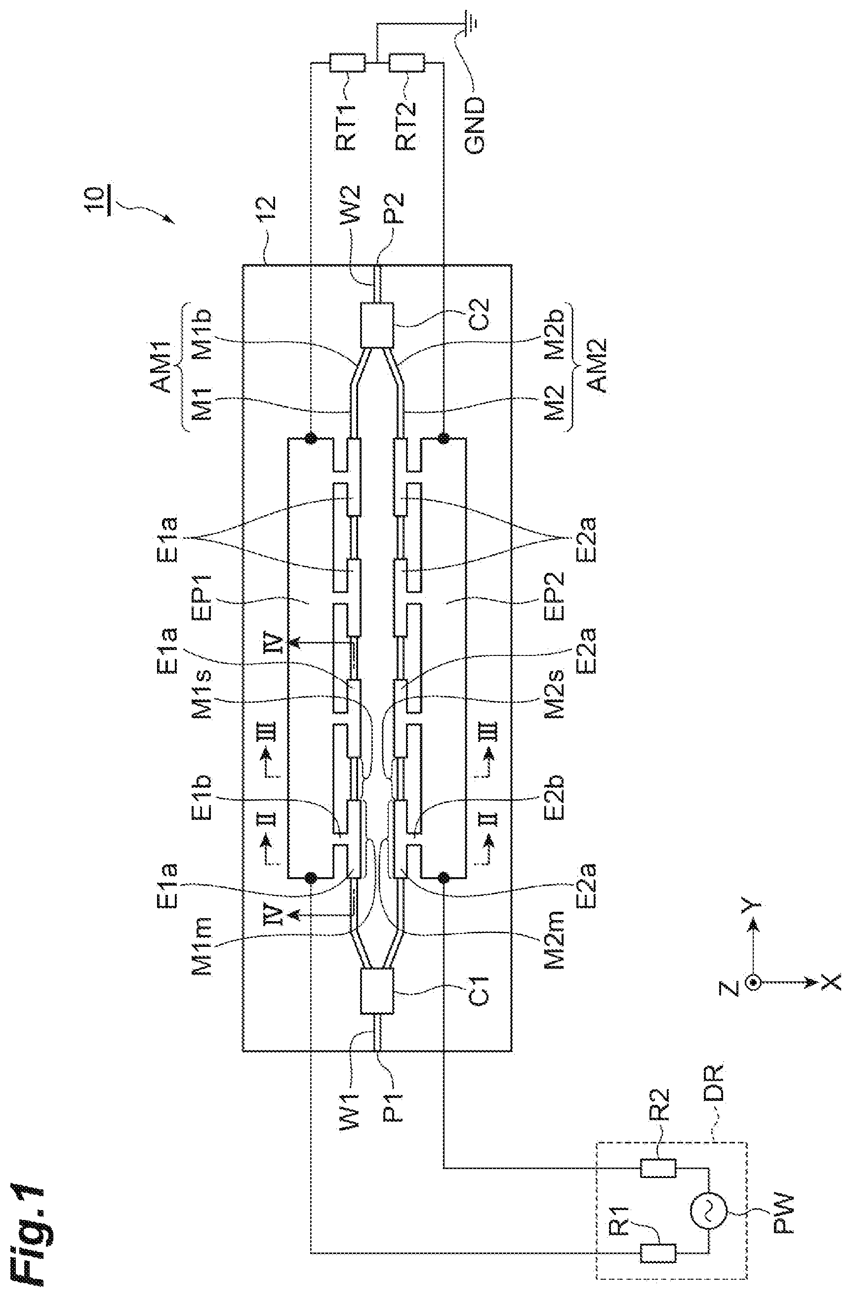 Patent US12455487 — Optical modulator and method of manufacturing optical modulator — Figure 1