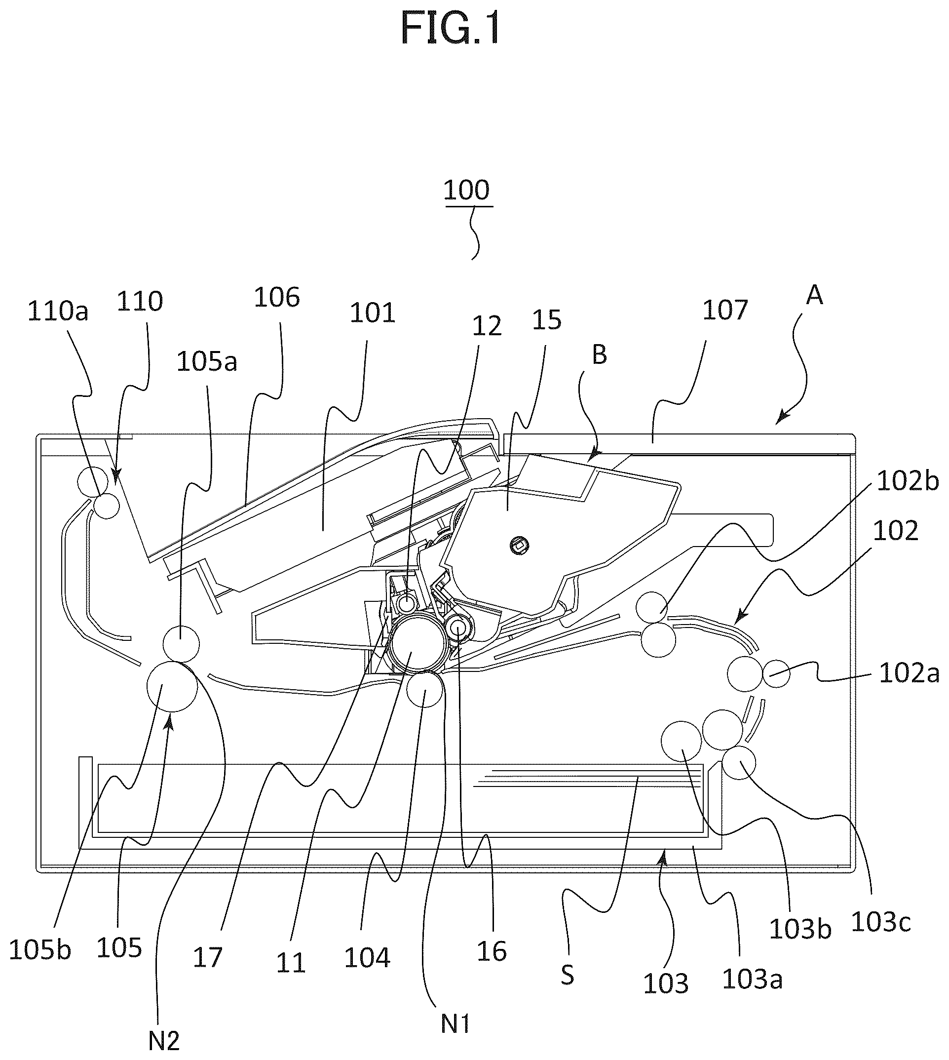 Patent US12455527 — Image forming apparatus — Figure 1