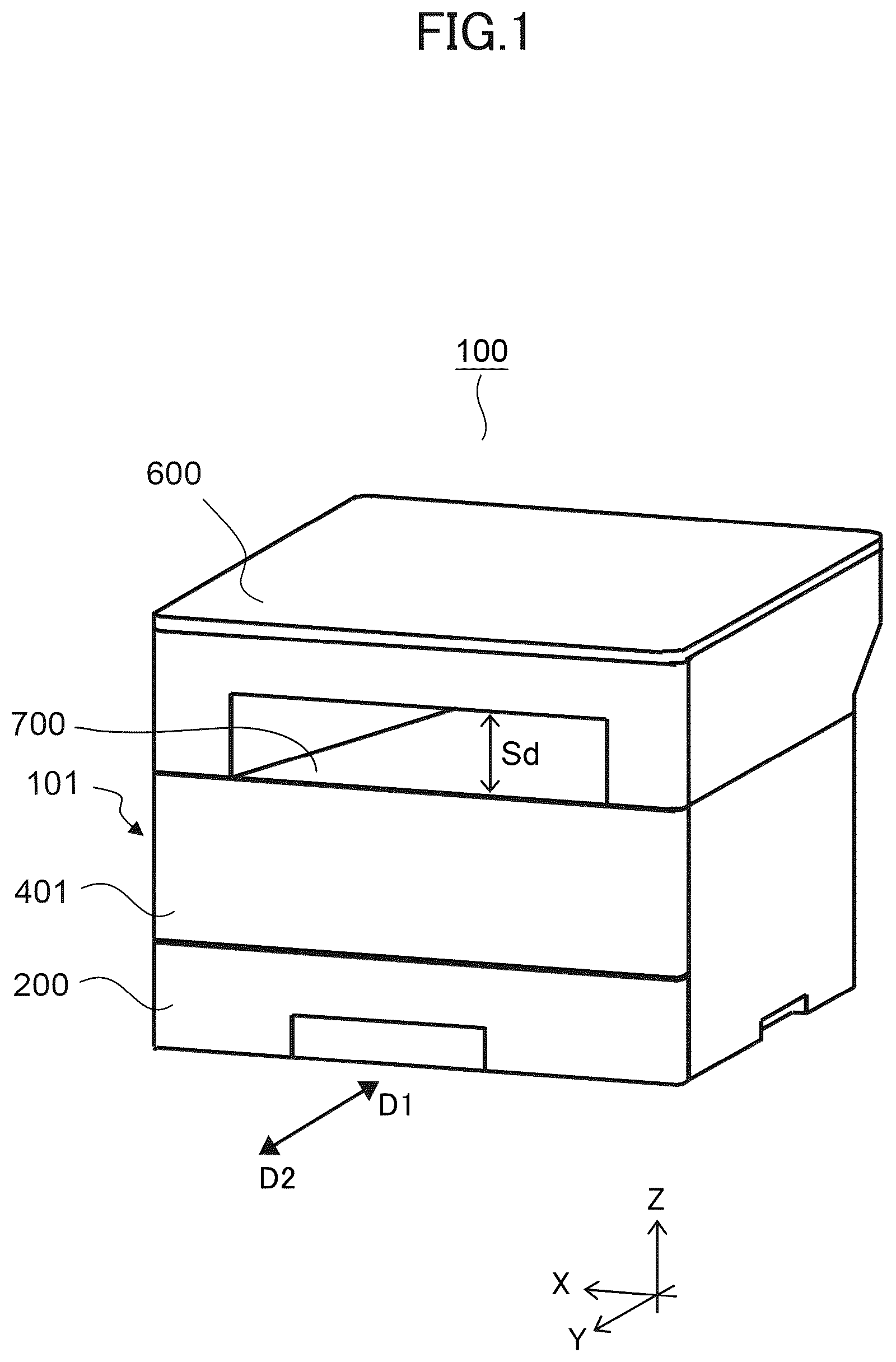 Patent US12455530 — Image forming apparatus — Figure 1
