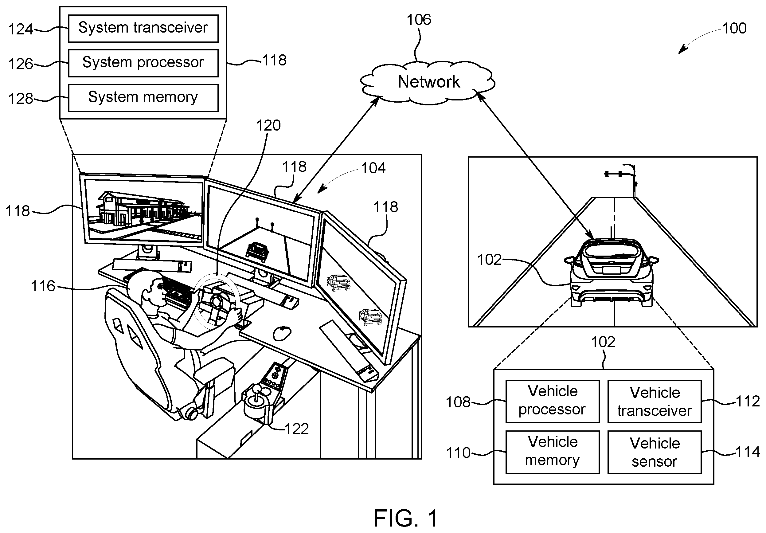 Patent US12455567 — Augmented reality for teleoperation — Figure 1
