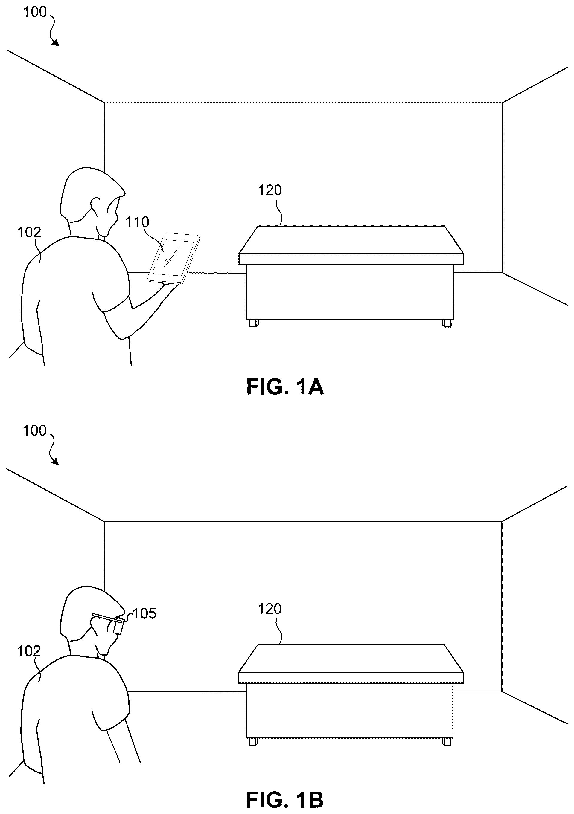 Patent US12455621 — Optimizations in associating user gaze with user interface elements — Figure 1