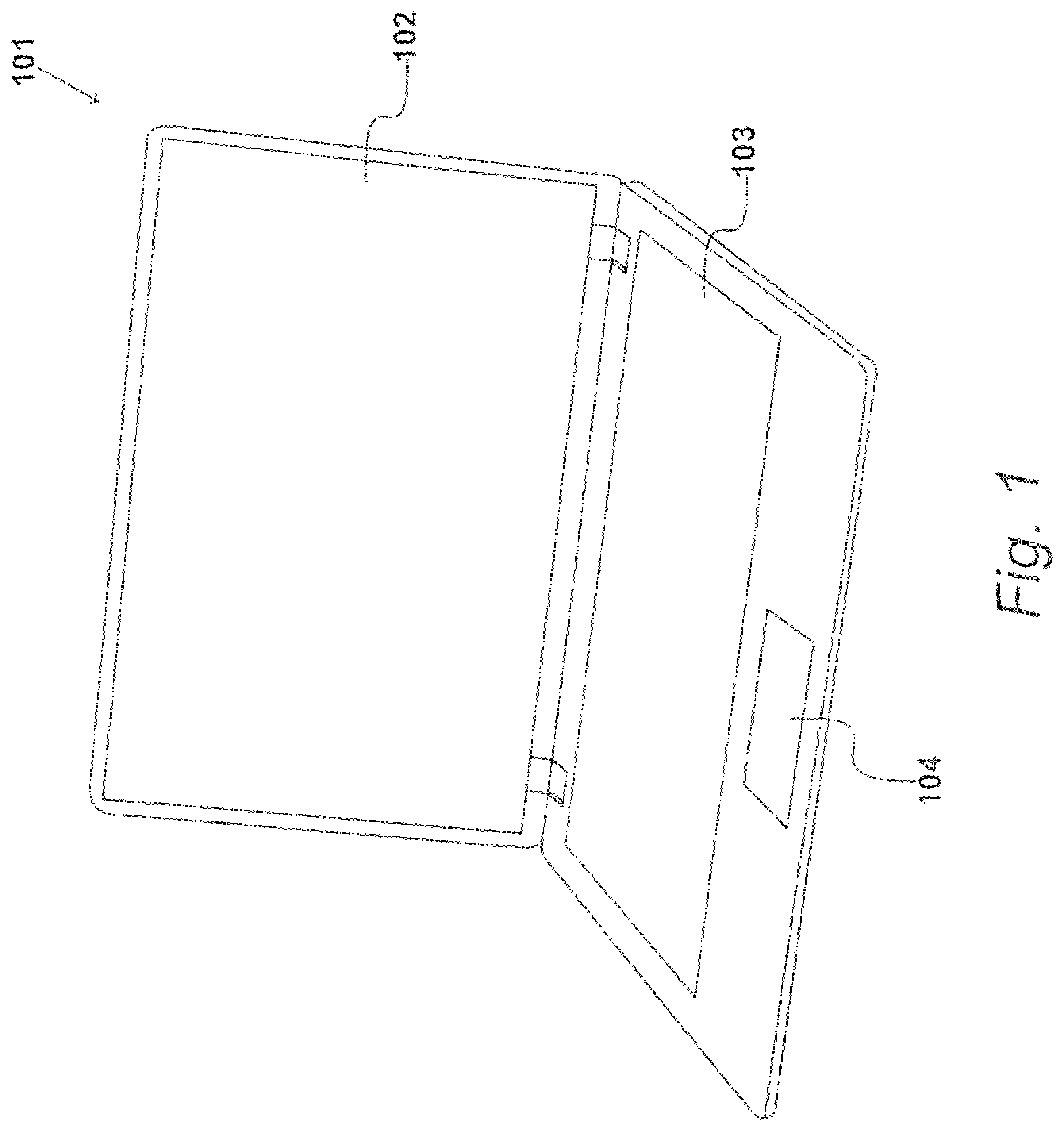 Patent US12455626 — Touch pad — Figure 1
