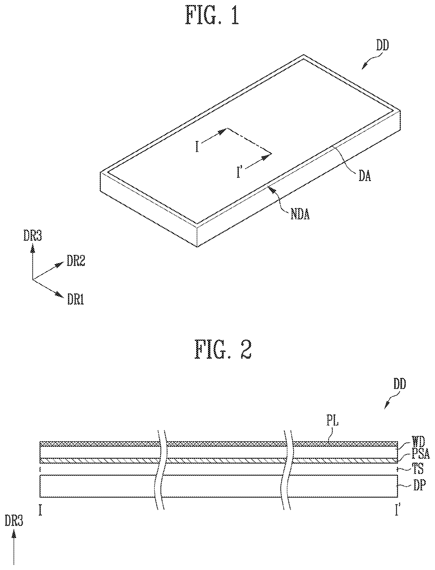 Patent US12455650 Figure 1 – Display device and sensor device