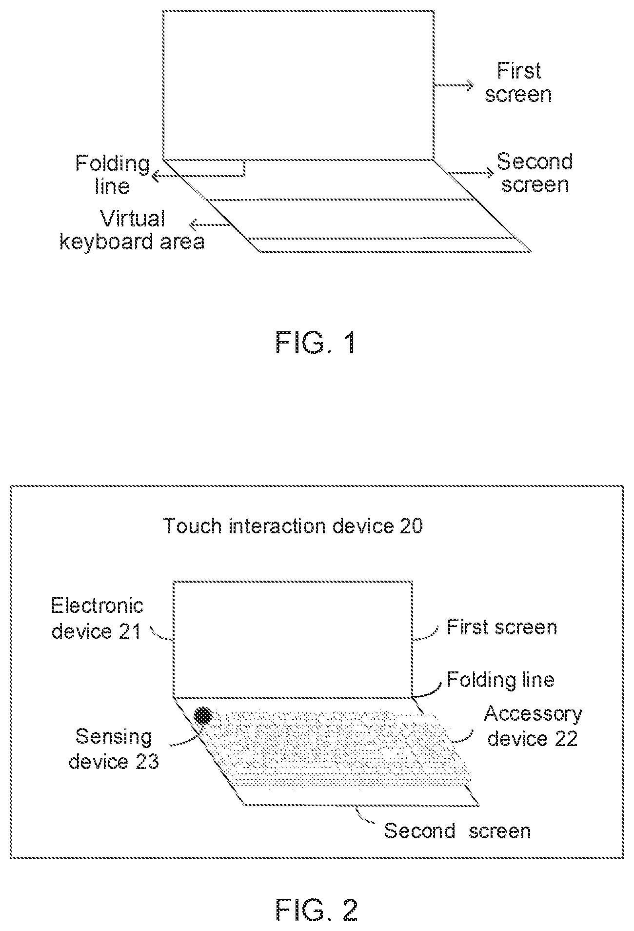 Patent US12455653 — Touch interaction method and device — Figure 1