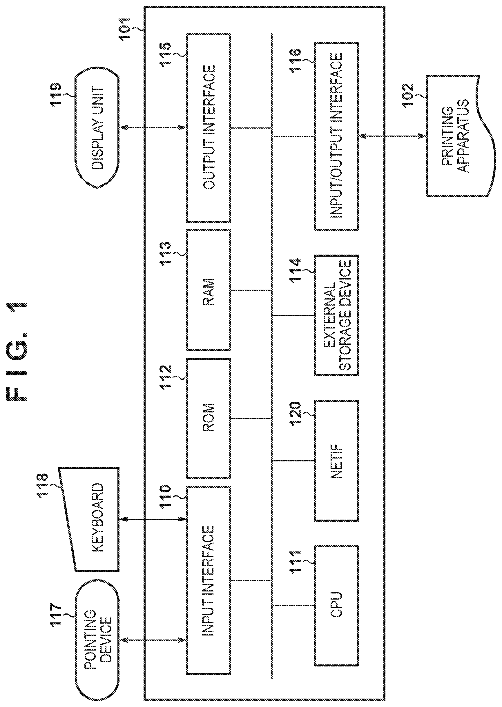 Patent US12455707 — Information processing apparatus, method, and non-transitory computer-readable storage medium storing program — Figure 1