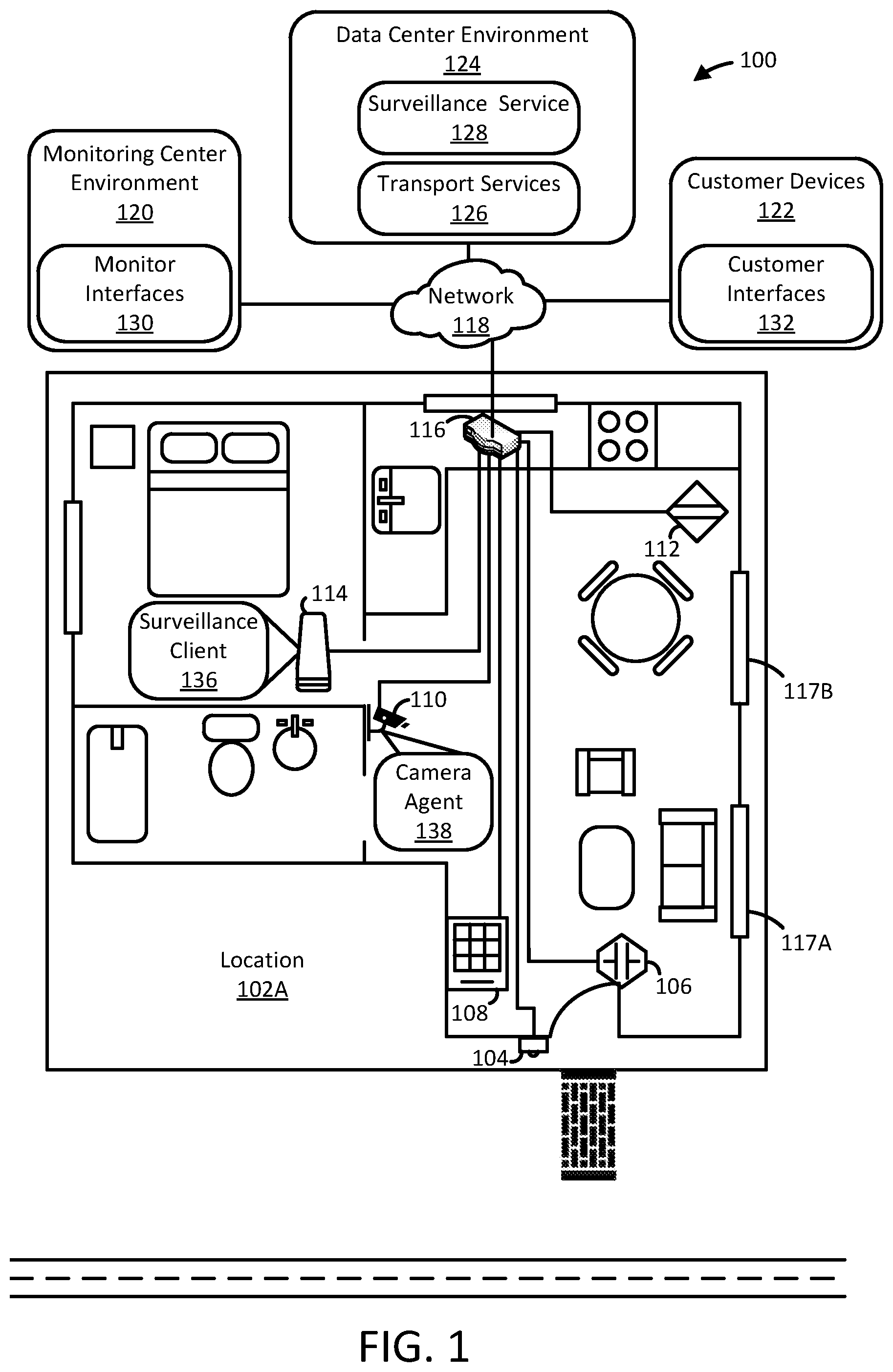 Patent US12455719 — Speaker control based on proximity — Figure 1