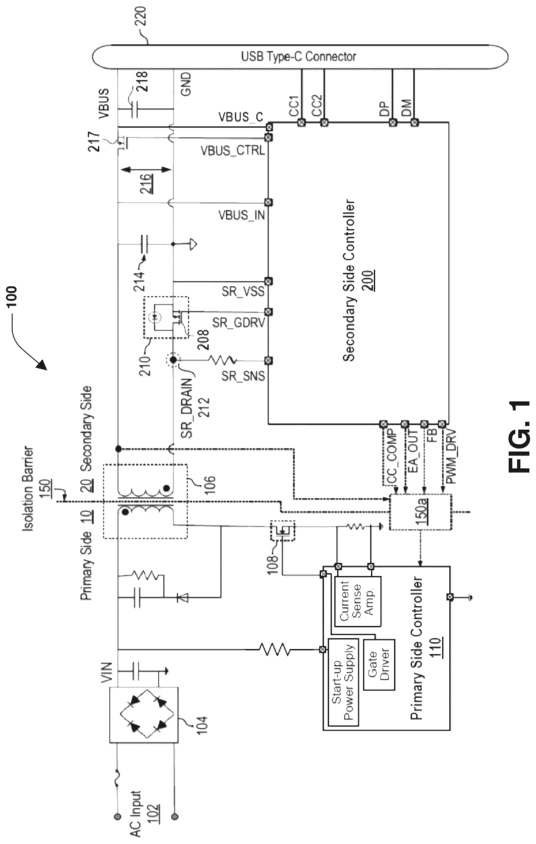 Patent US12455849 — Universal serial bus voltage discharge — Figure 1