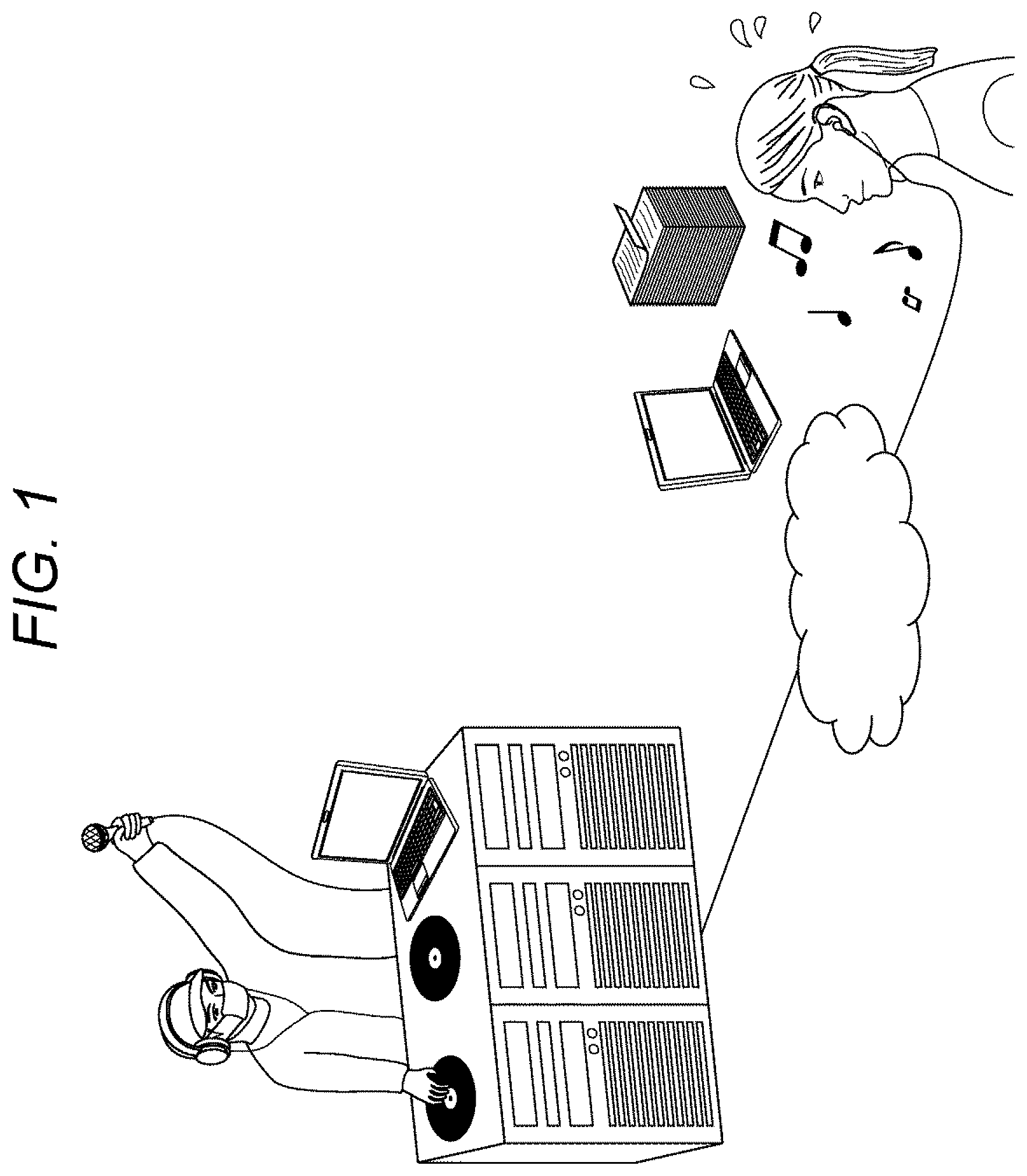 Patent US12455922 — Content providing system, content providing method, and storage medium — Figure 1