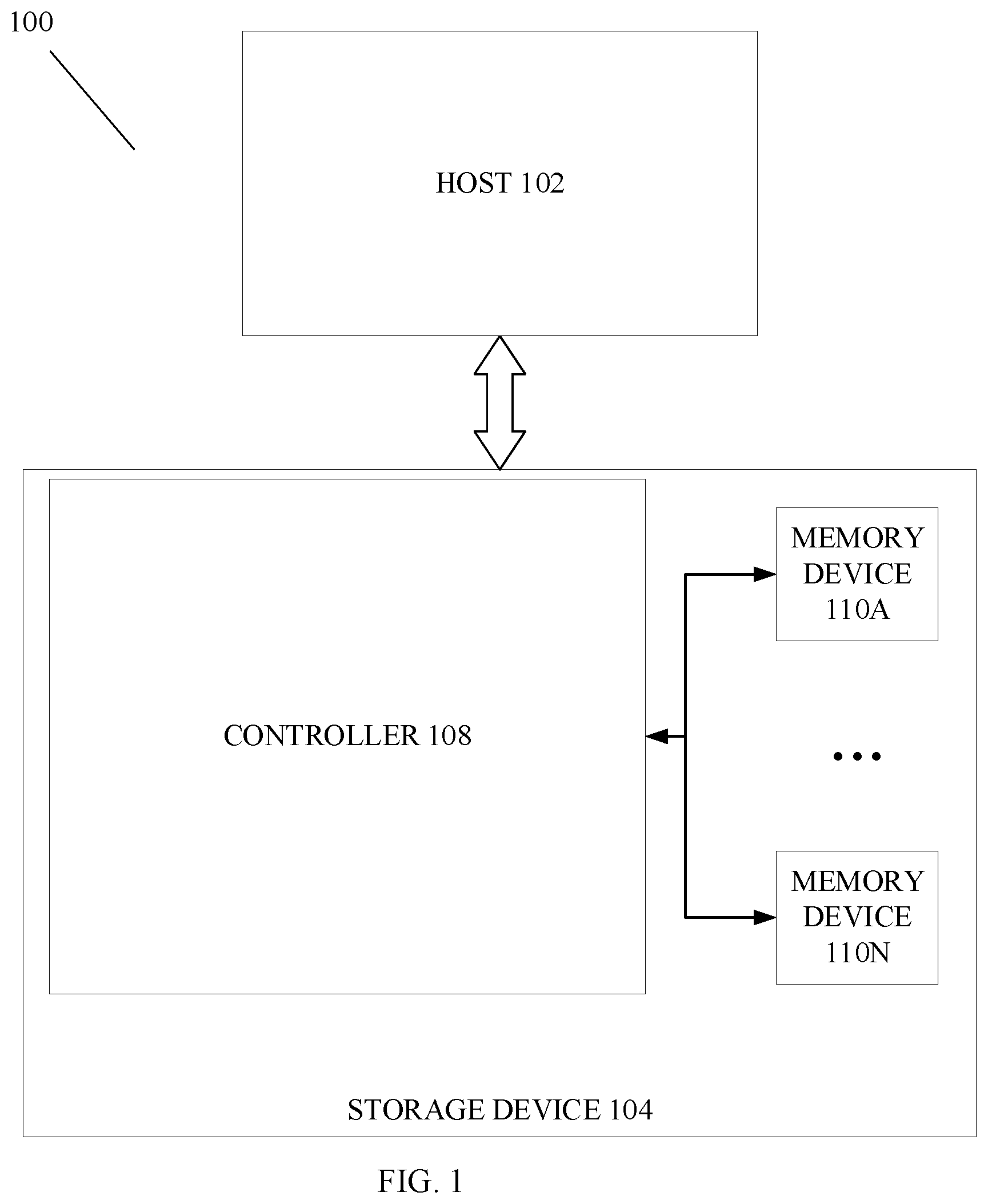 Patent US12455988 — Data integrity in key value solid-state drives — Figure 1