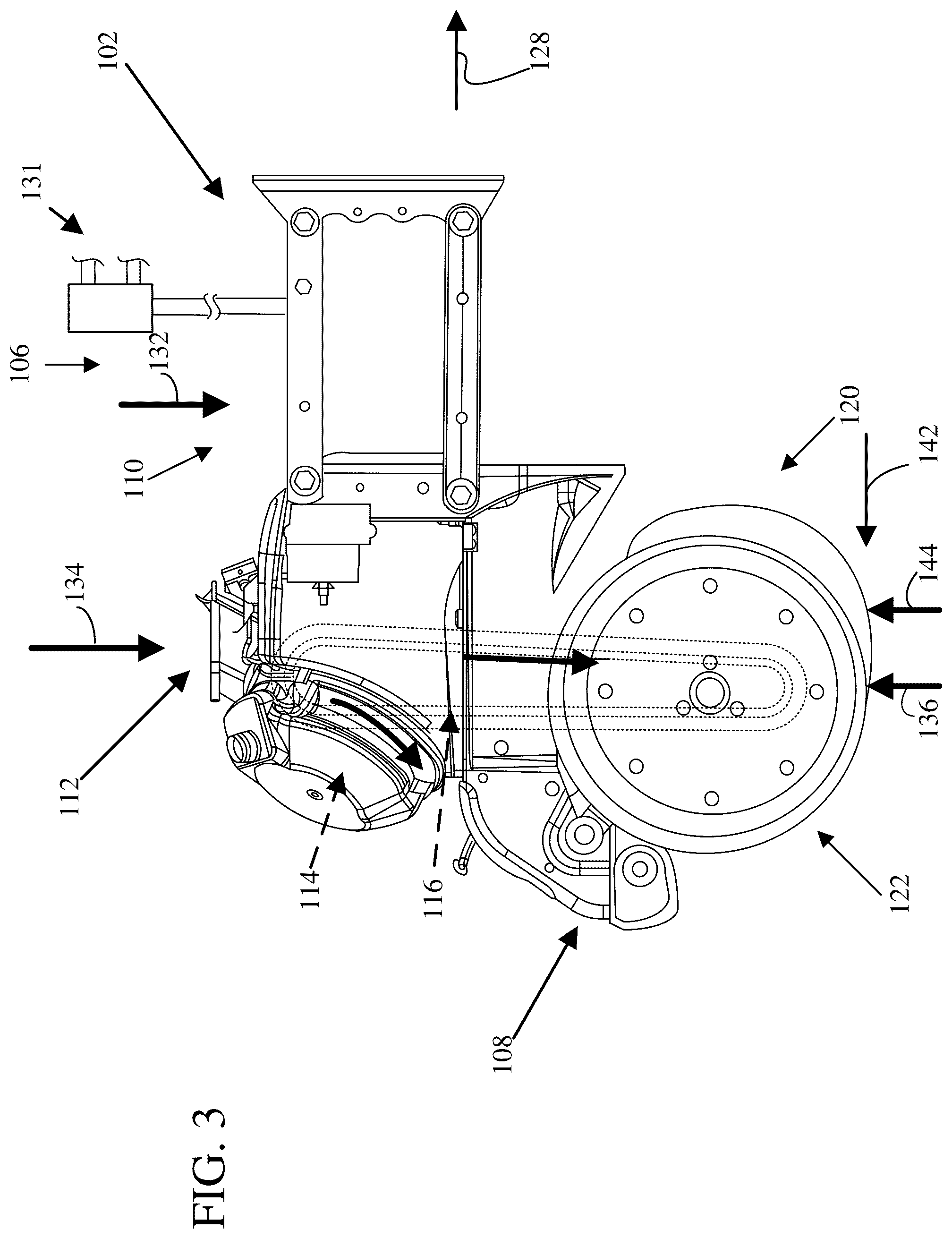 Patent US12457921 Figure 3 – Controlling components of row unit based on soil strength