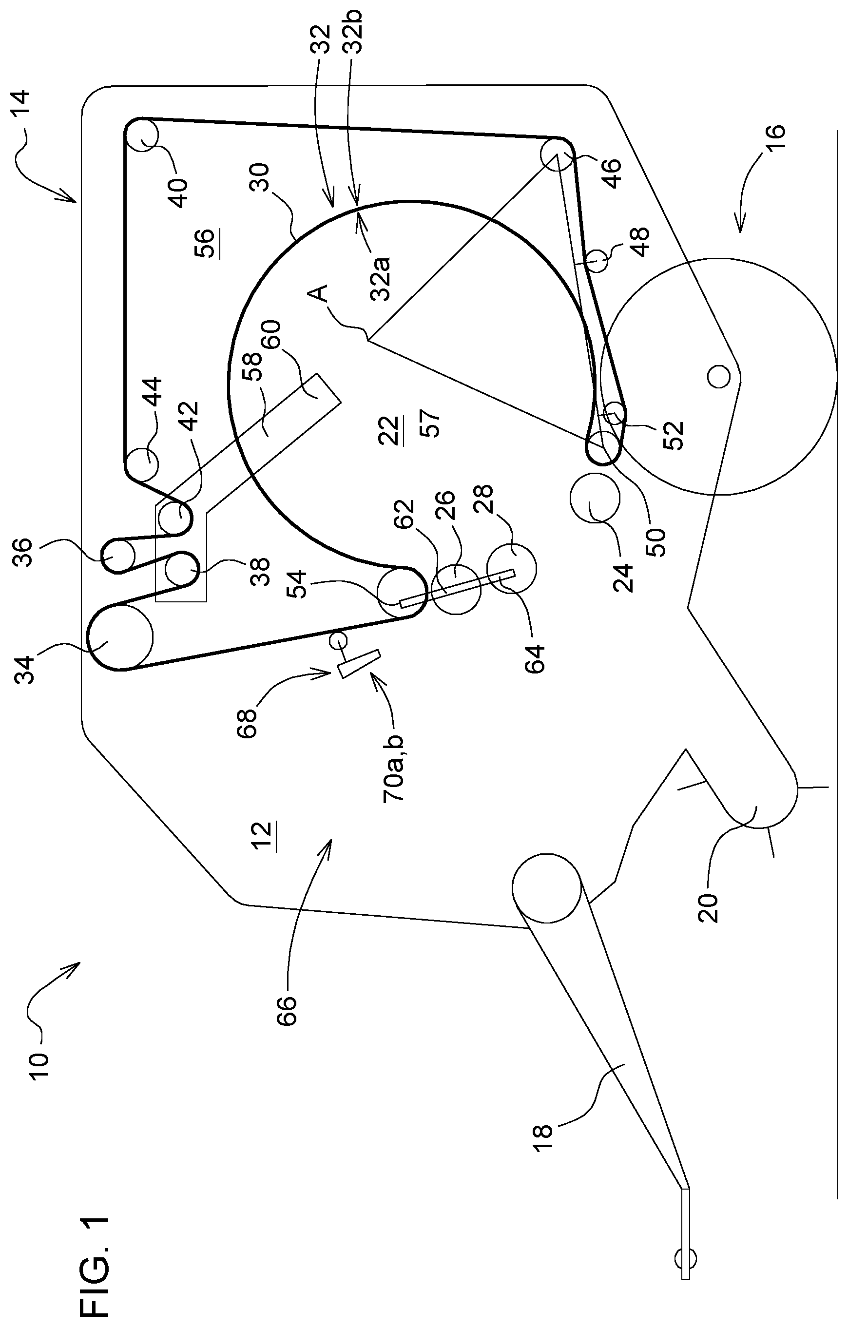 Patent US12457942 — Round baler implement — Figure 1