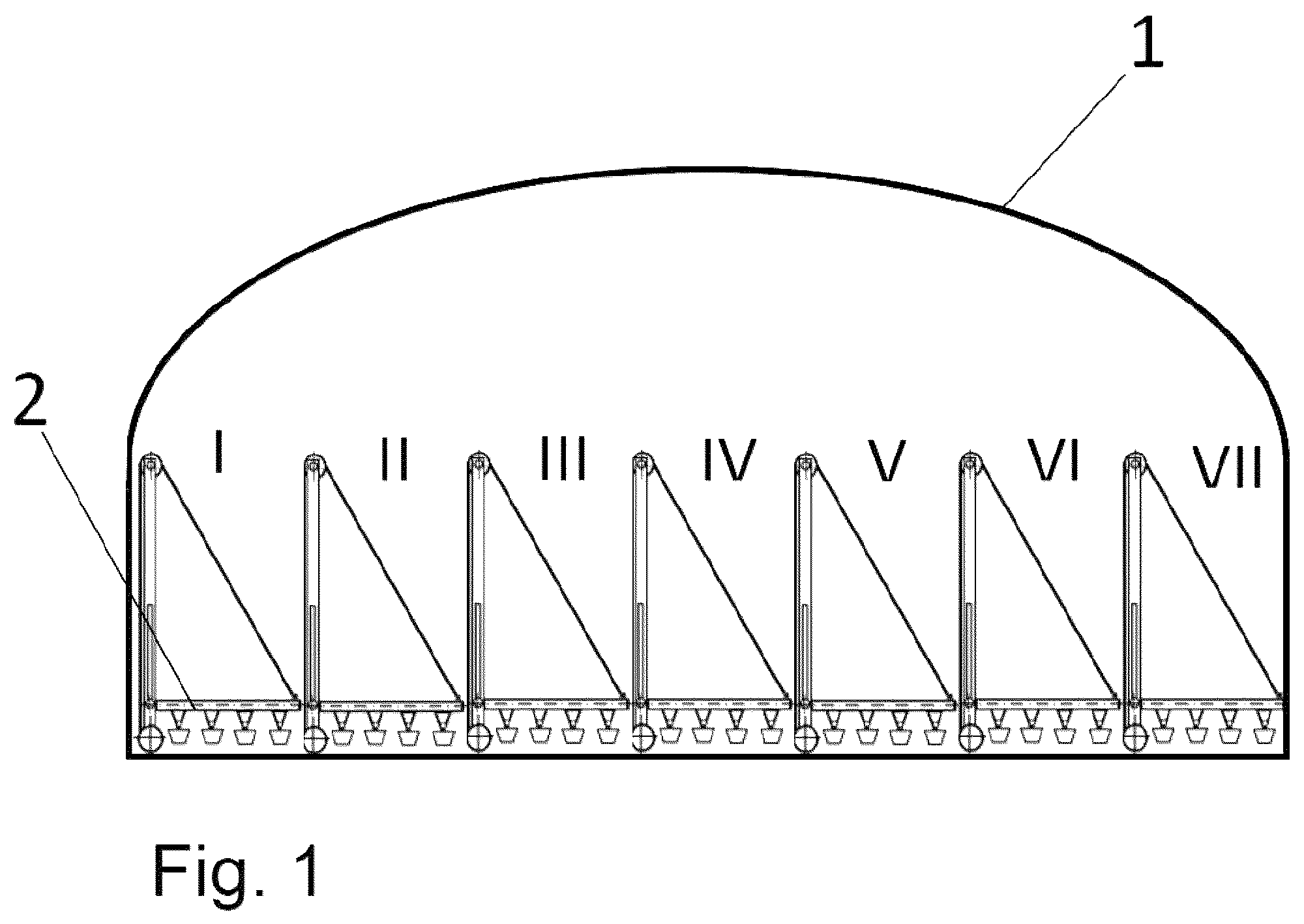 Patent US12457944 — Transformable greenhouse system — Figure 1