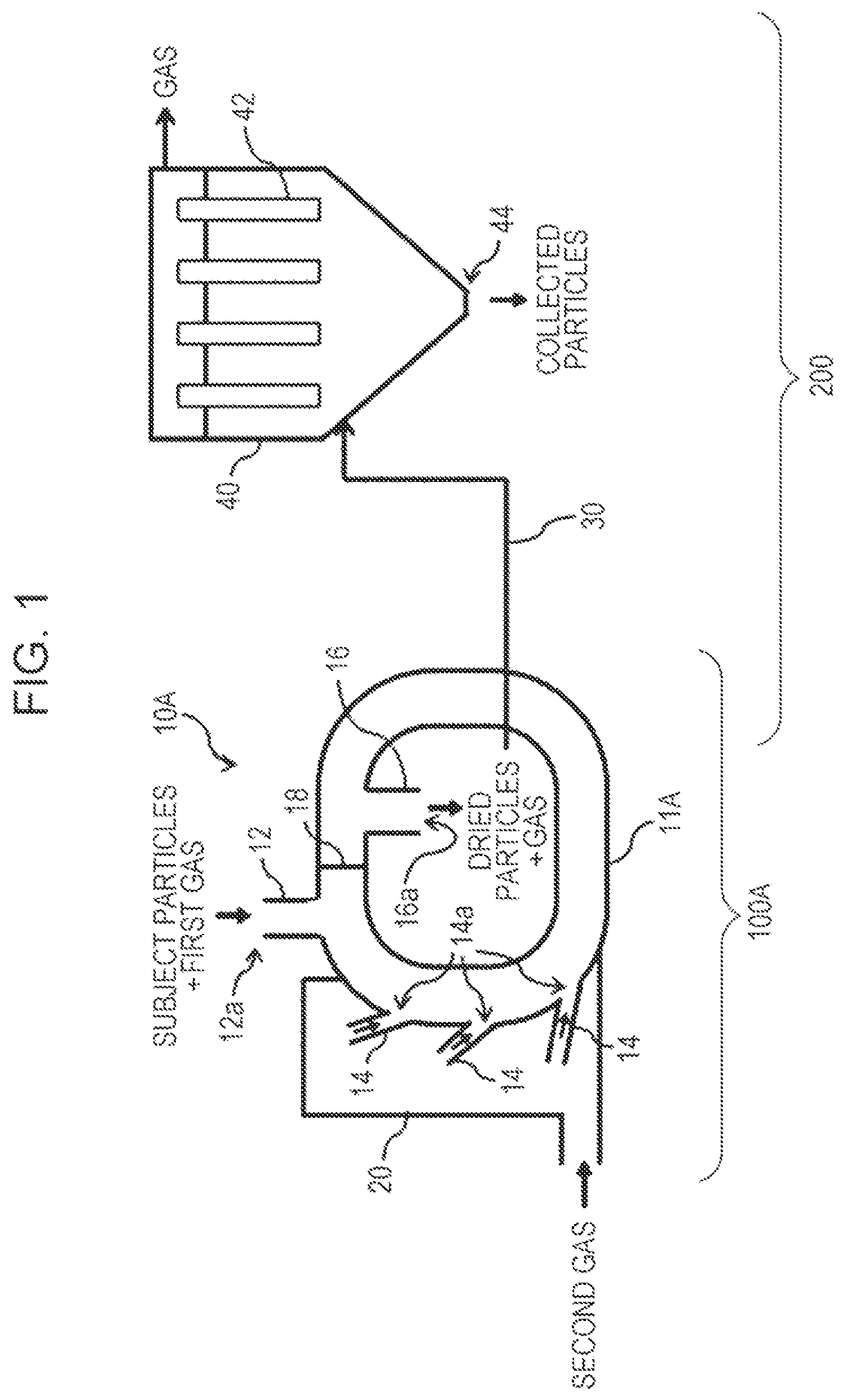 Patent US12460053 — Method for producing resin particles and dryer — Figure 1