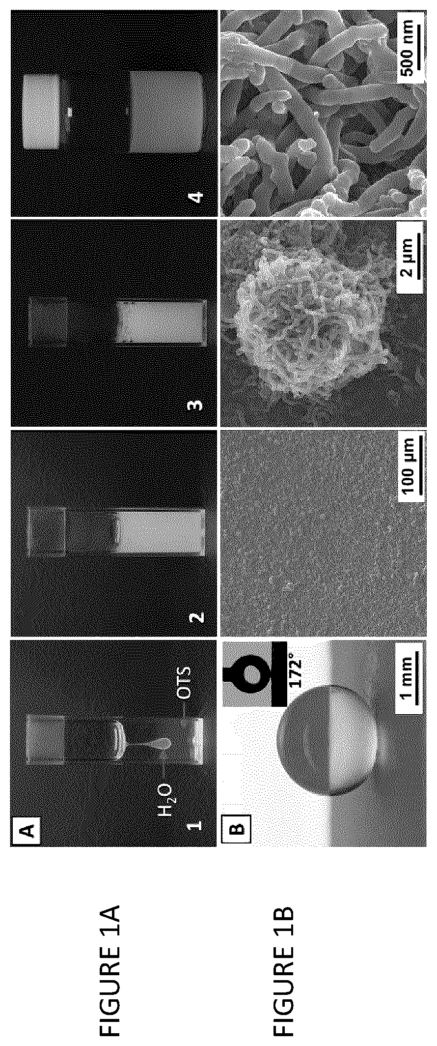 Patent US12460105 Figure 1 – Hydrophobic and superhydrophobic coatings and methods thereof
