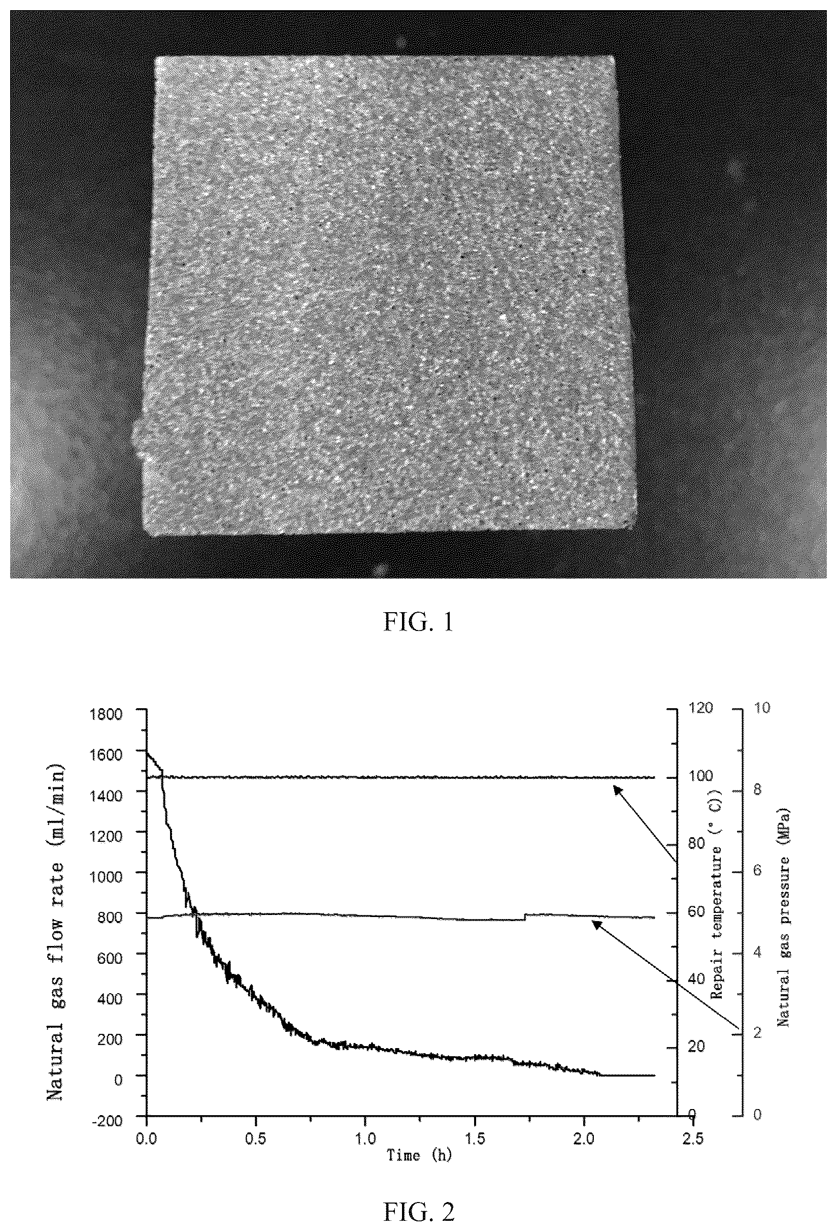Patent US12460121 Figure 1 – Composition, preparation method for and application of composition, and self-healing method for well cementing in oil/gas field
