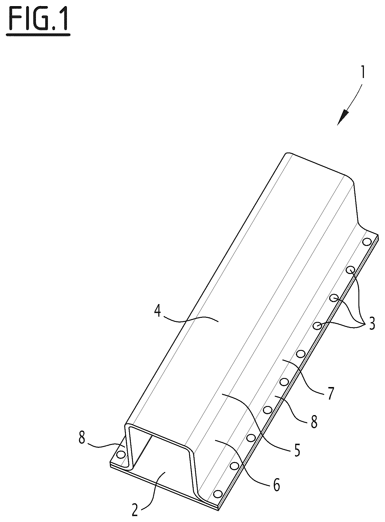 Patent US12460283 — Crack-containing hot-stamped coated steel part with excellent spot-weldability and excellent painting adhesion — Figure 1