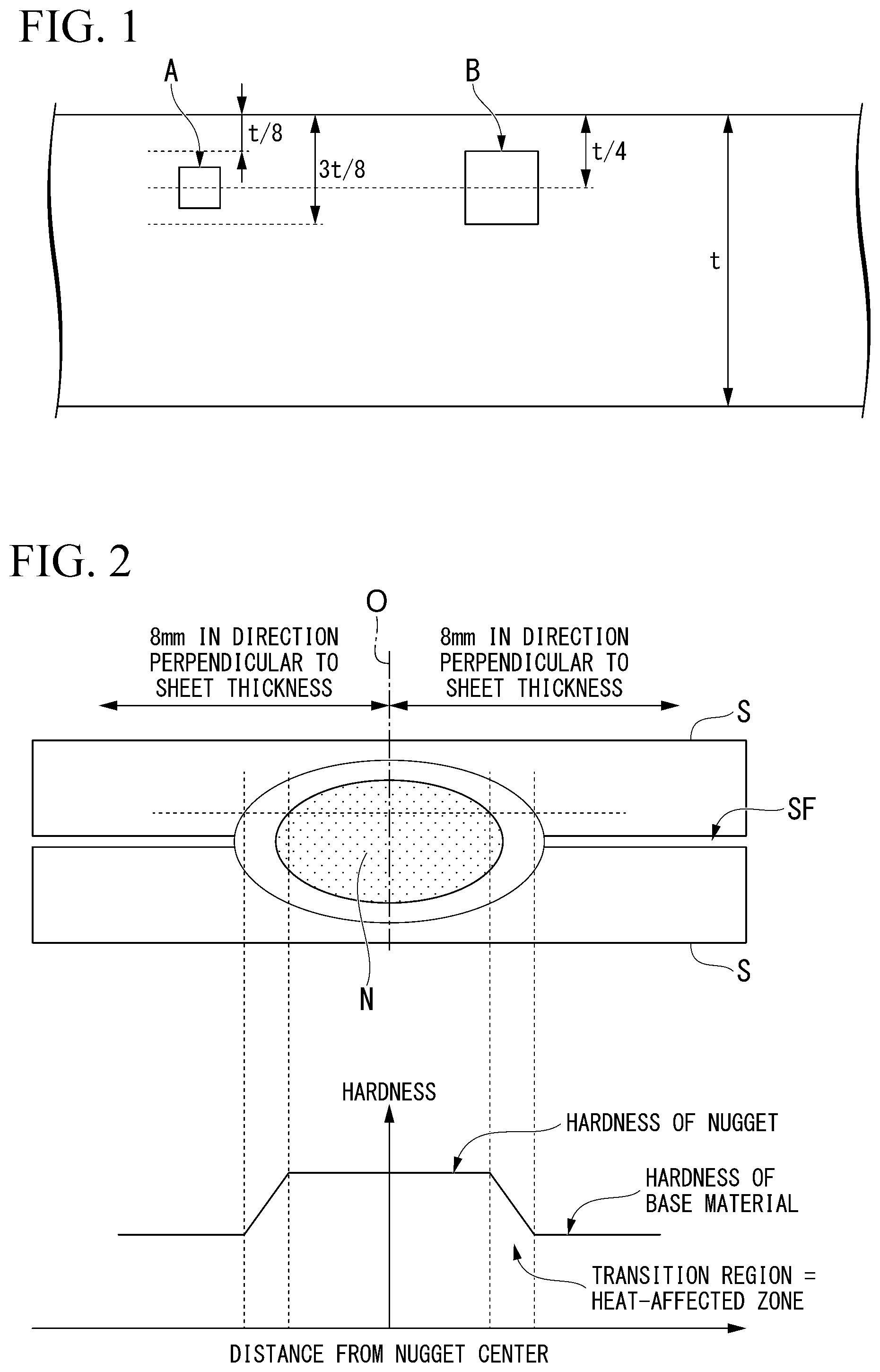 Patent US12460286 — Steel sheet and welded joint — Figure 1