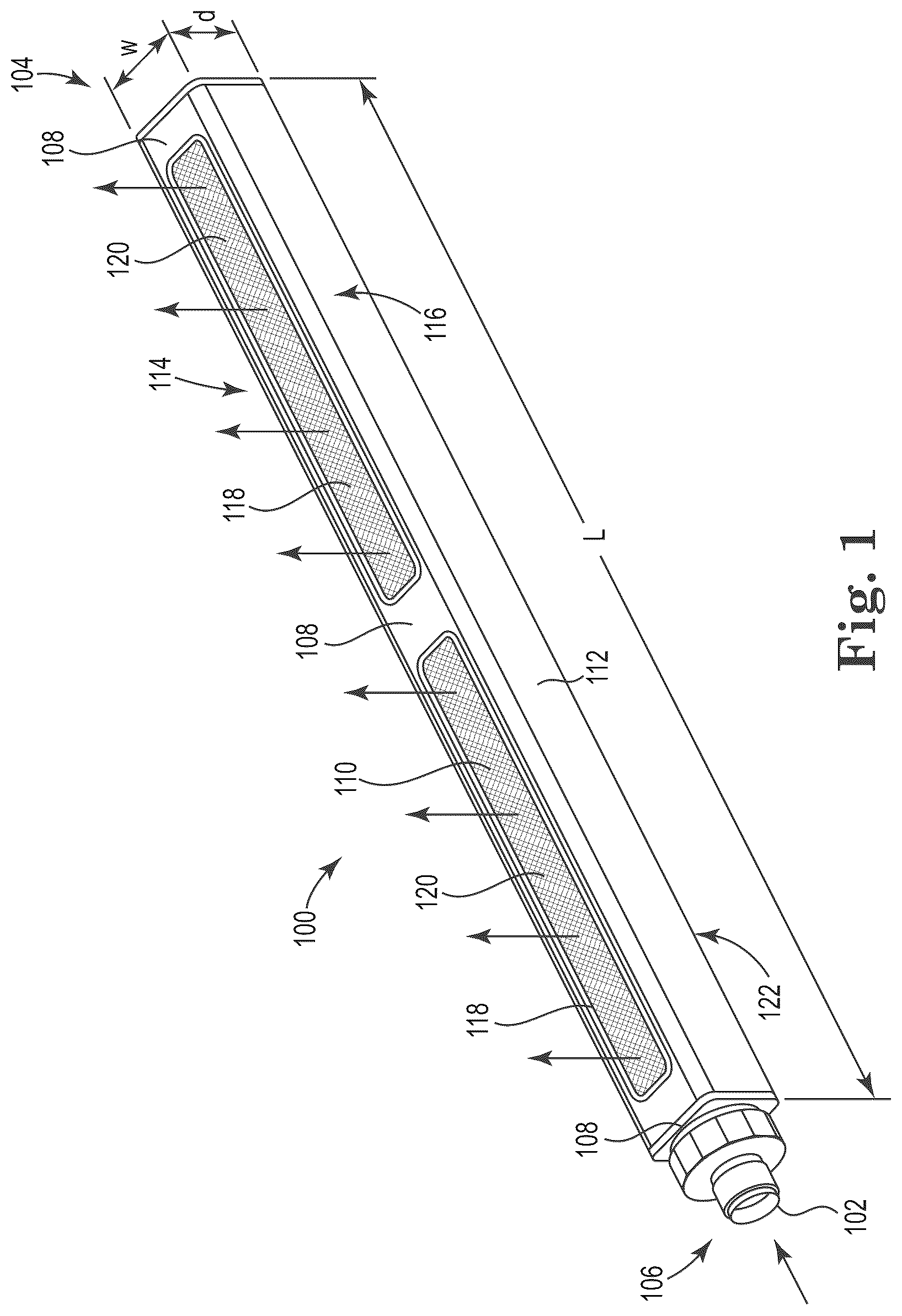 Patent US12460296 Figure 1 – Gas diffuser housings, devices, and related methods