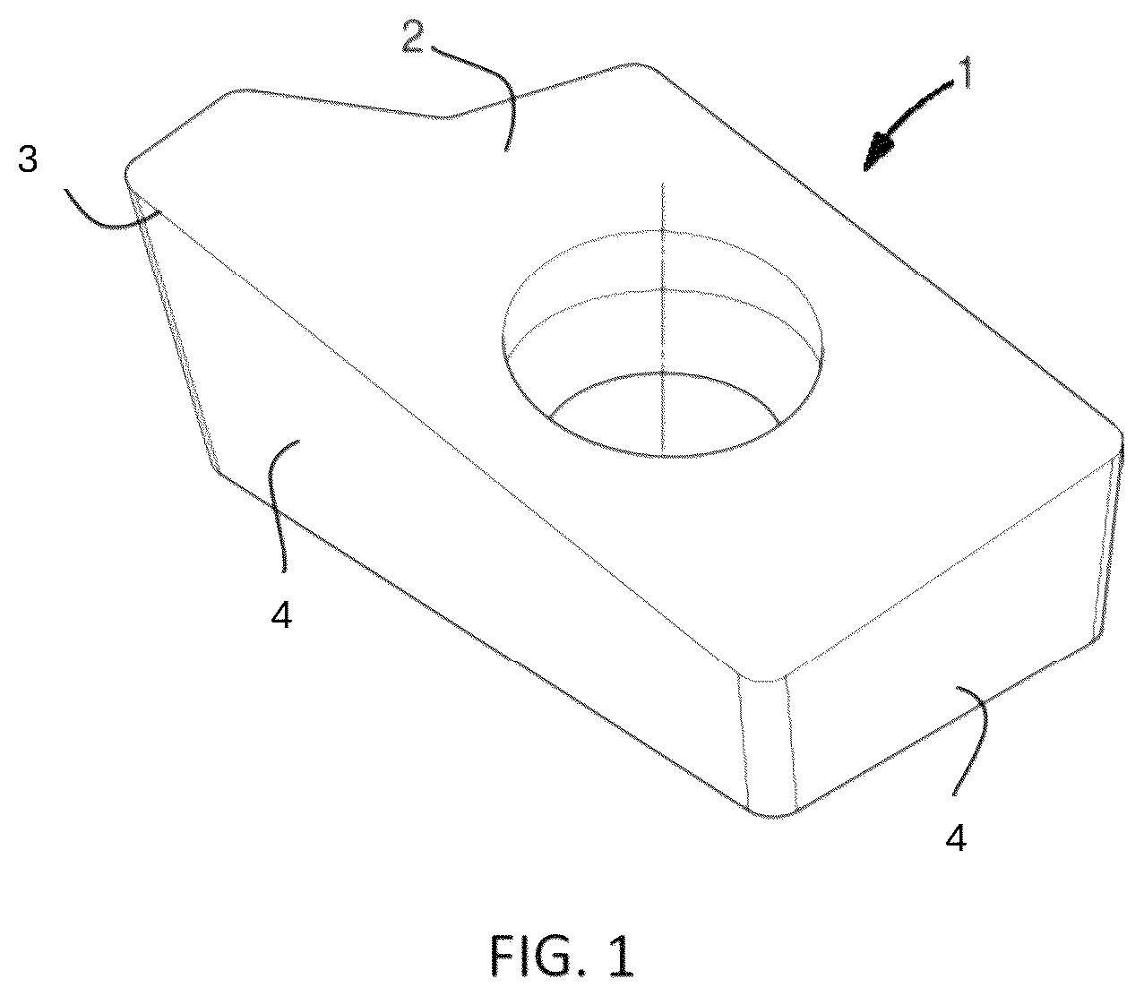 Patent US12460302 — Method of treating a coated cutting tool — Figure 1