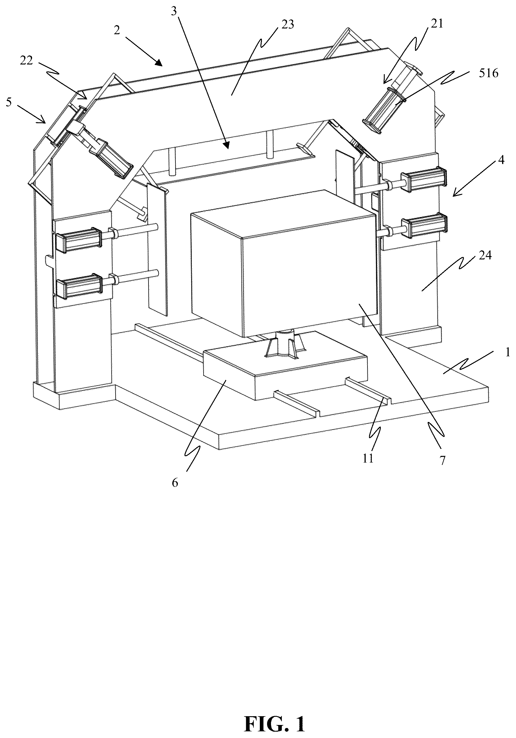 Patent US12460331 — Right-angle needle-punching mechanisms and needle-punching devices — Figure 1