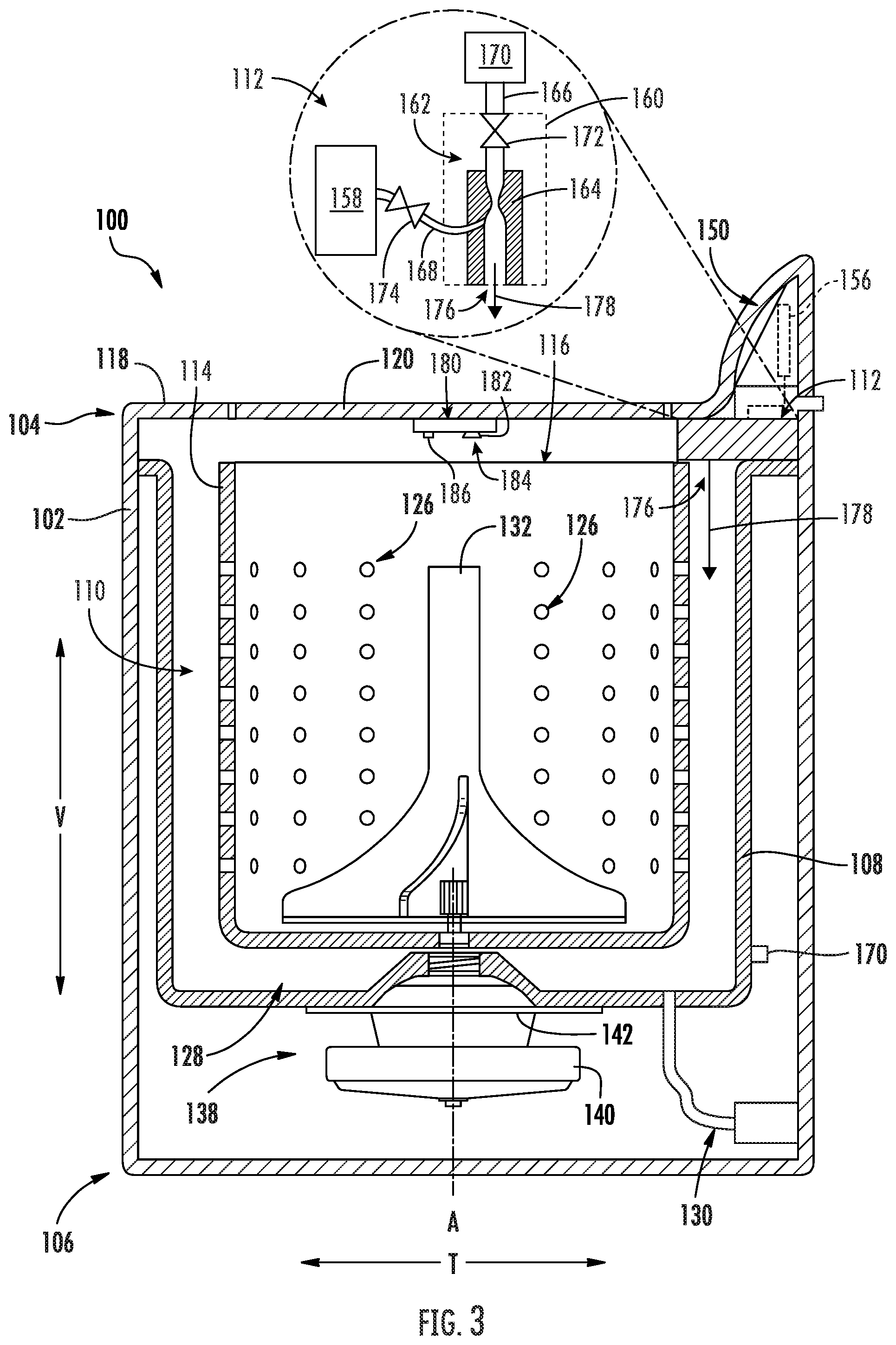Patent US12460336 Figure 3 – Systems and methods for using artificial intelligence to perform a bulk flush process in a washing machine appliance
