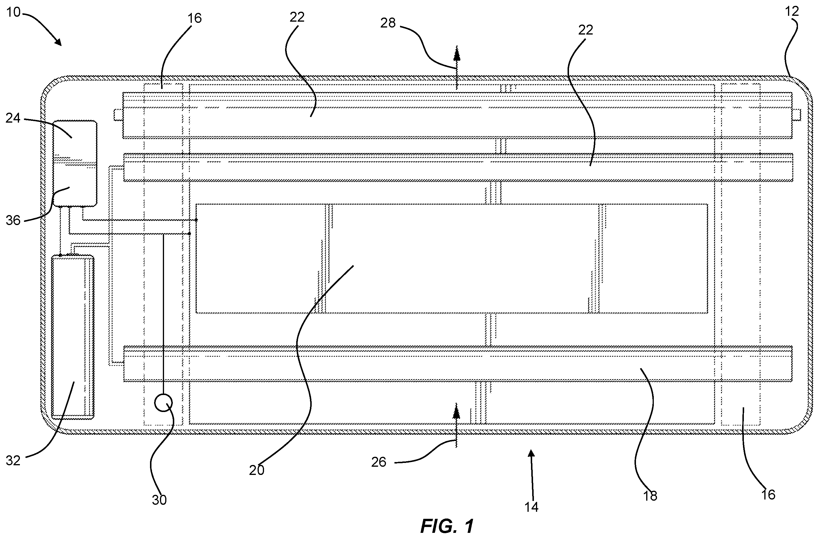 Patent US12460344 Figure 1 – Automatic ironing apparatus