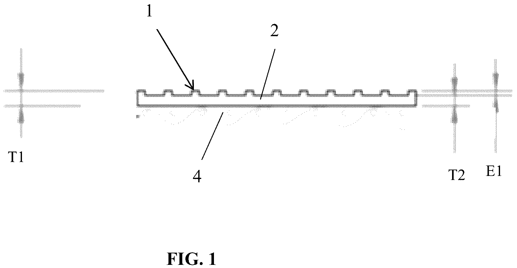 Patent US12460351 Figure 1 – Belt or fabric including polymeric layer for papermaking machine