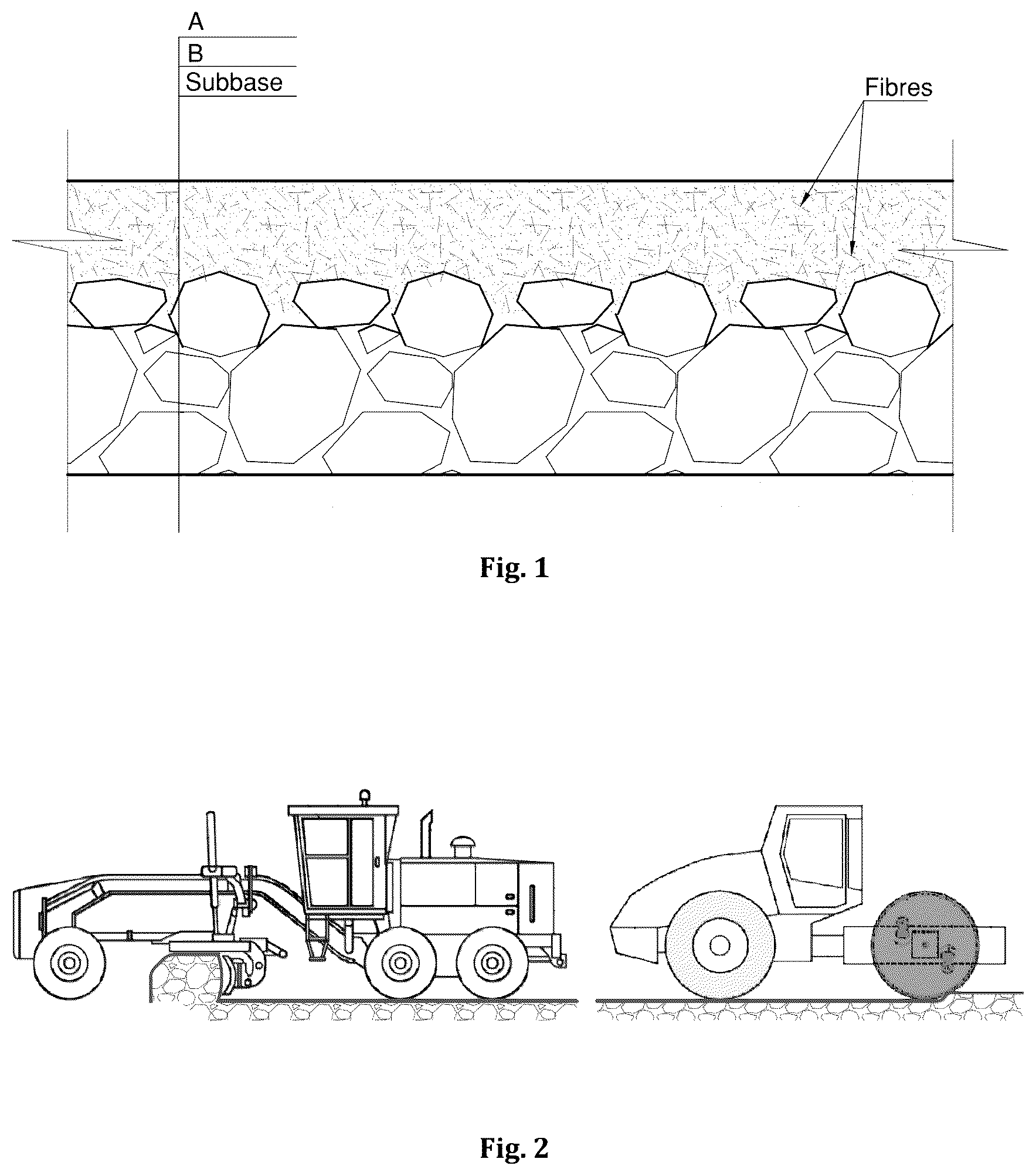 Patent US12460357 Figure 1 – Jointless concrete composite pavement