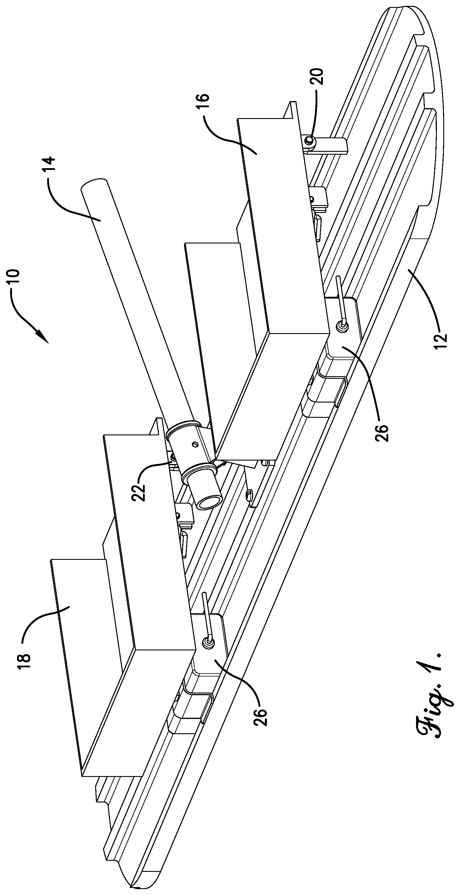 Patent US12460359 — Concrete finishing tool — Figure 1