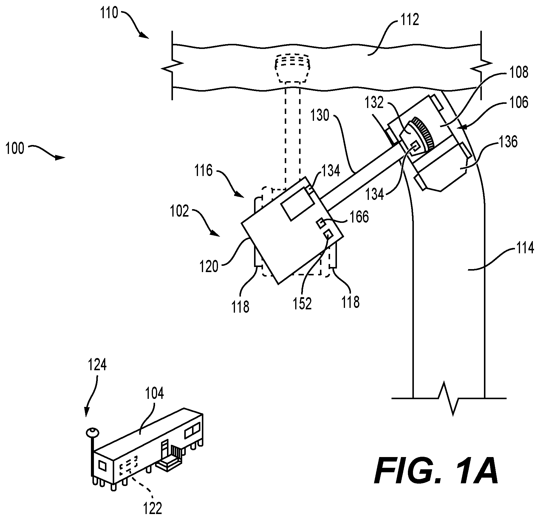 Patent US12460375 — Systems and methods for controlling a digging machine and positioning a transport vehicle — Figure 1