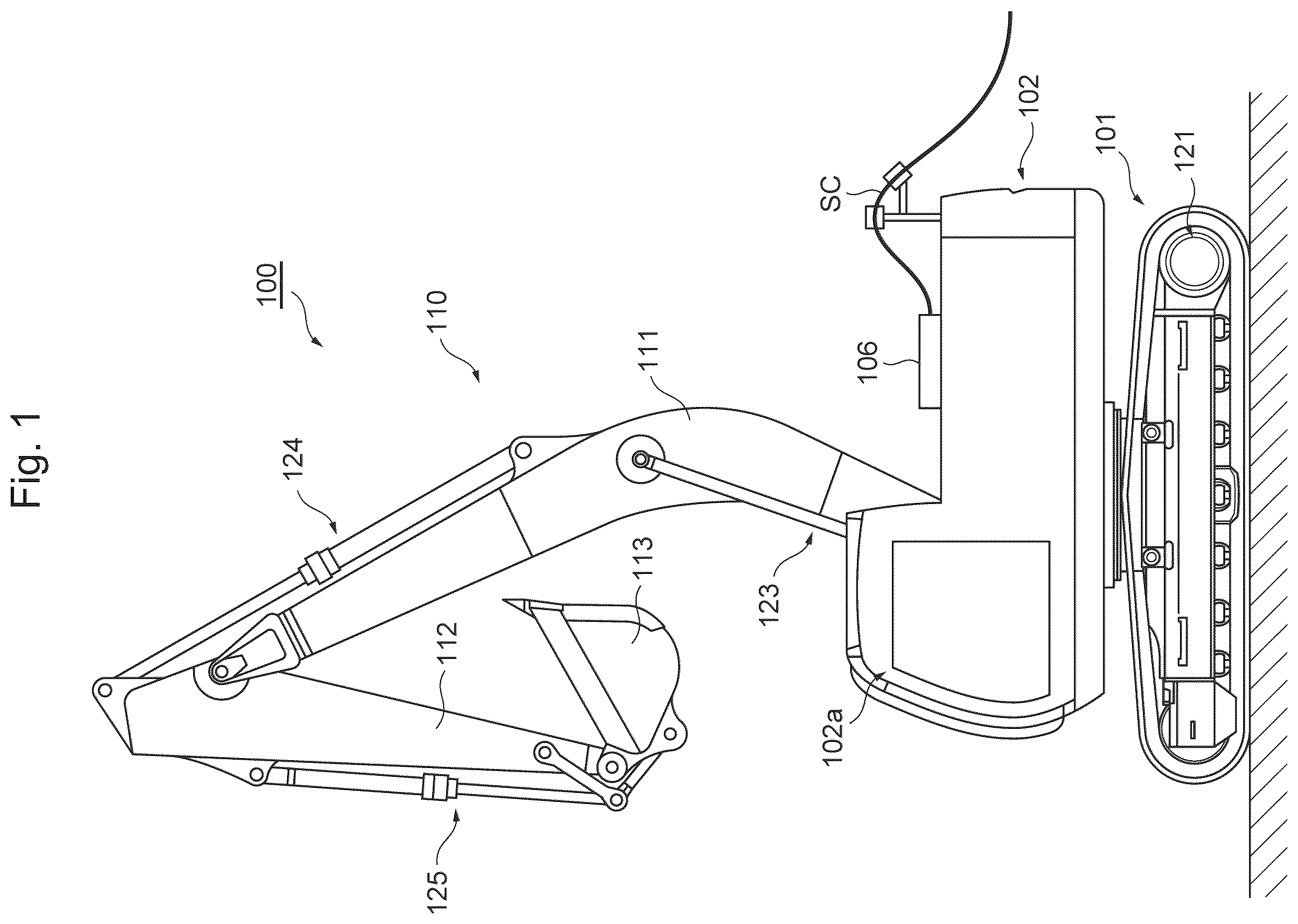 Patent US12460380 — Electric work machine — Figure 1