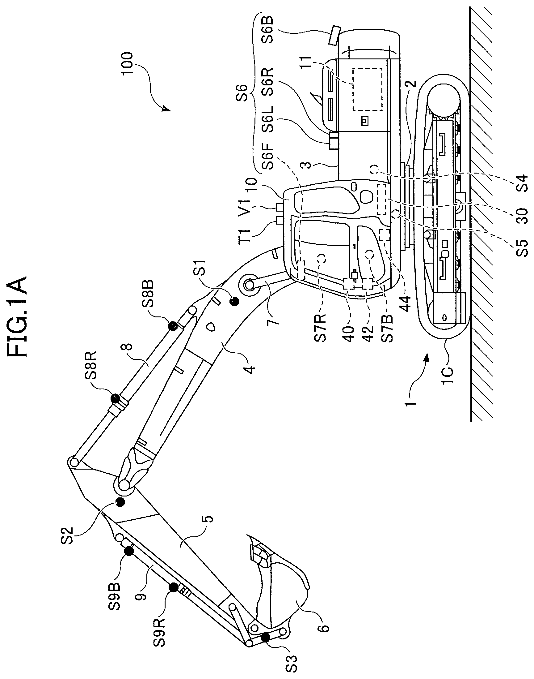 Patent US12460383 — Work machine and information processing apparatus — Figure 1