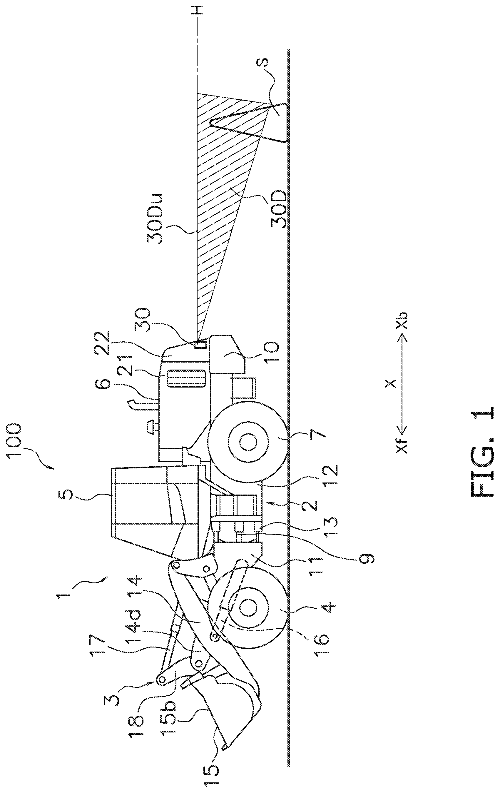 Patent US12460387 — Work machine — Figure 1