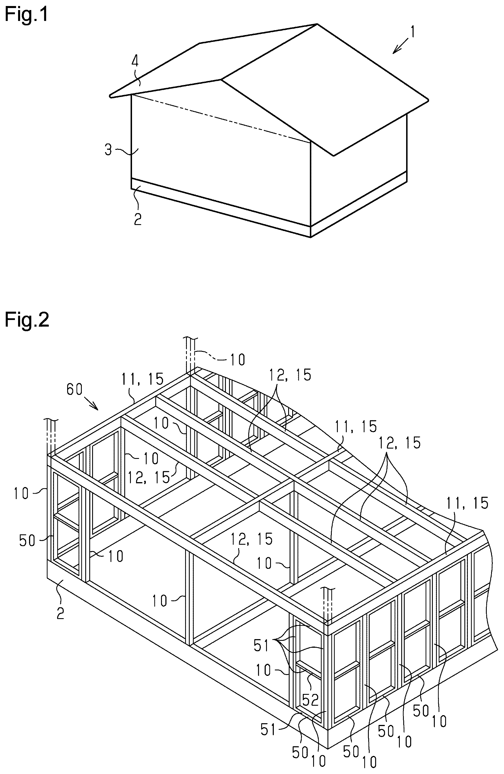 Patent US12460408 — Building — Figure 1