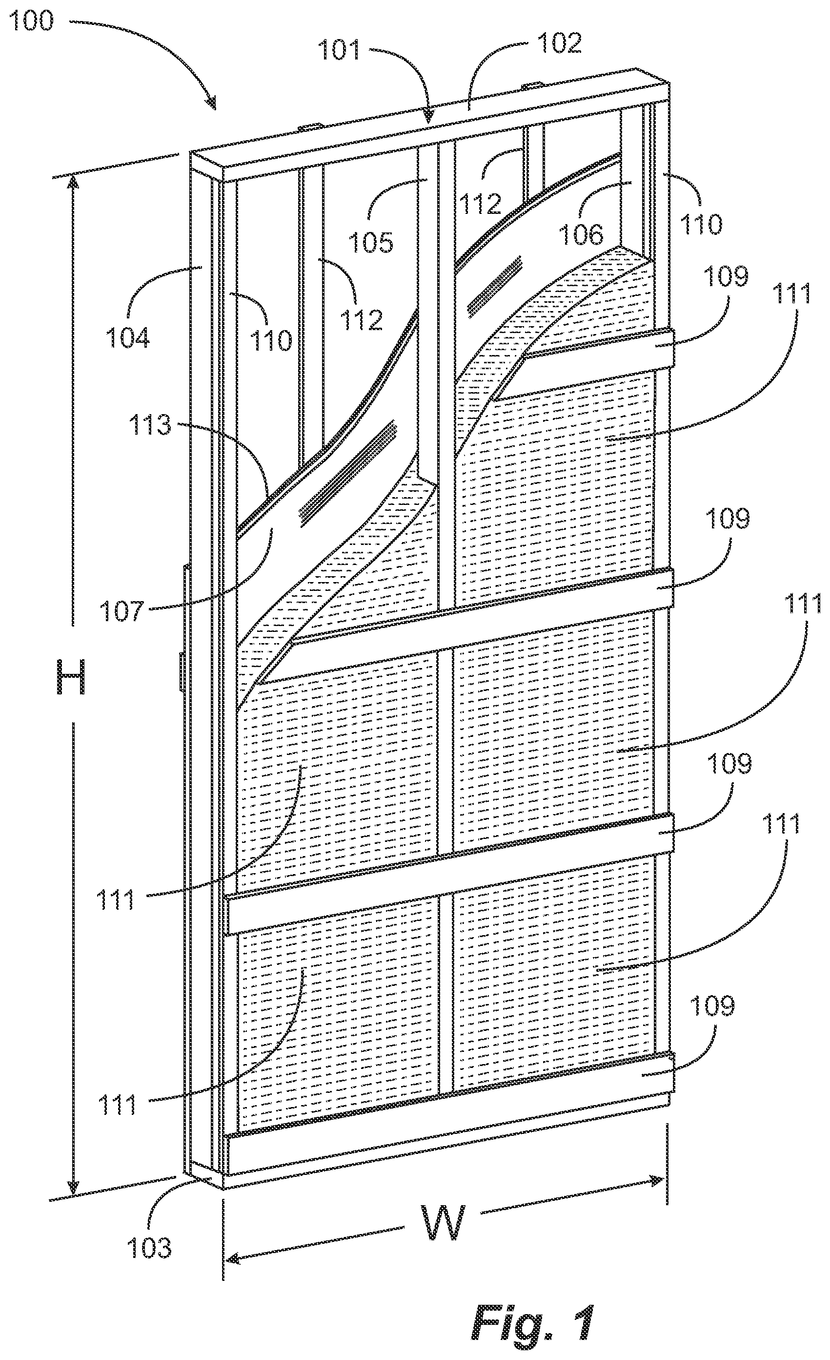 Patent US12460414 — Insulation for structural insulated panels — Figure 1
