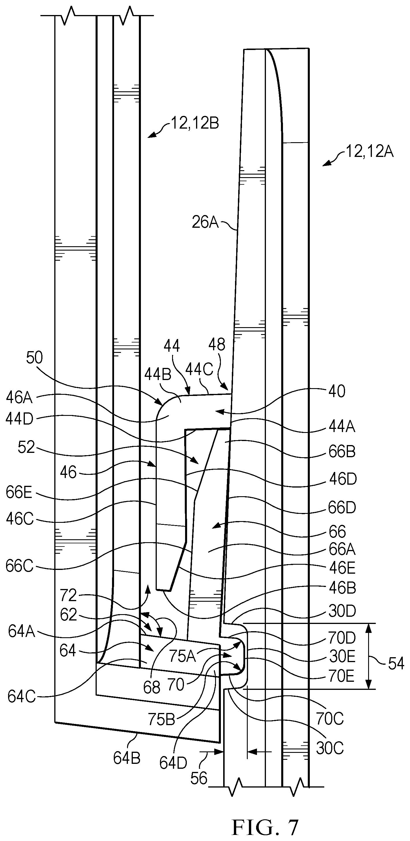 Patent US12460419 Figure 7 – Architectural siding and method of use