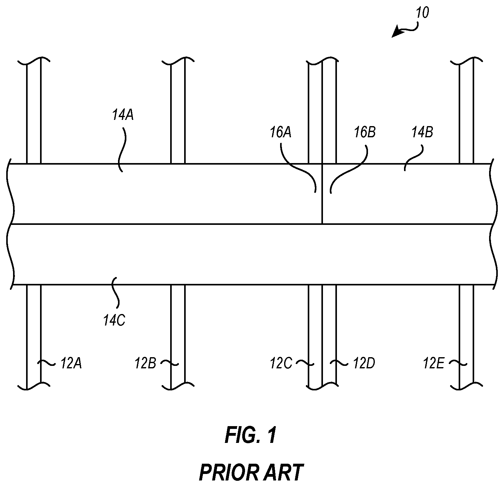 Patent US12460423 — Bracket for interconnecting the terminal end of deck boards and related methods — Figure 1