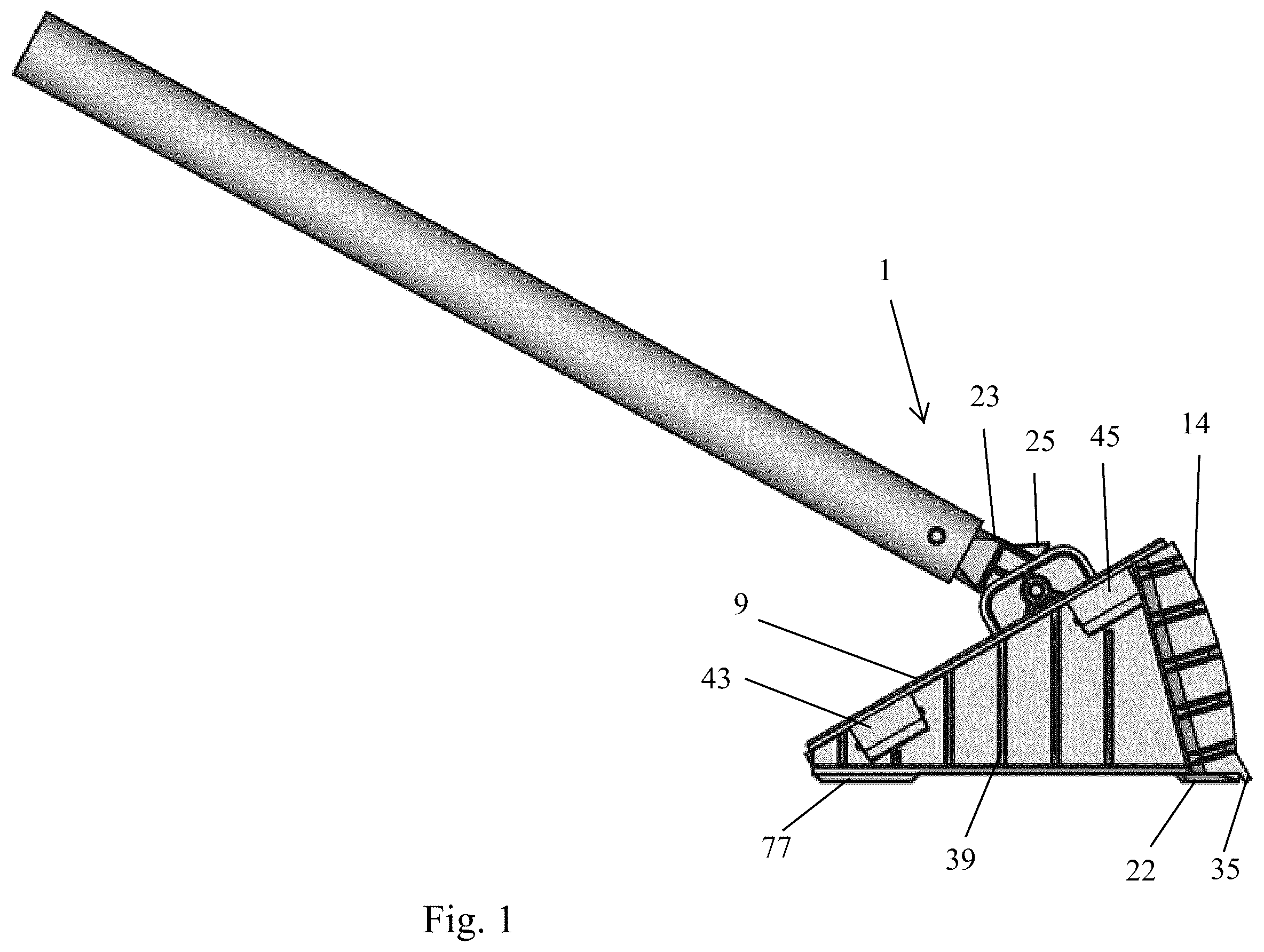 Patent US12460430 Figure 1 – Drywall compound applicator