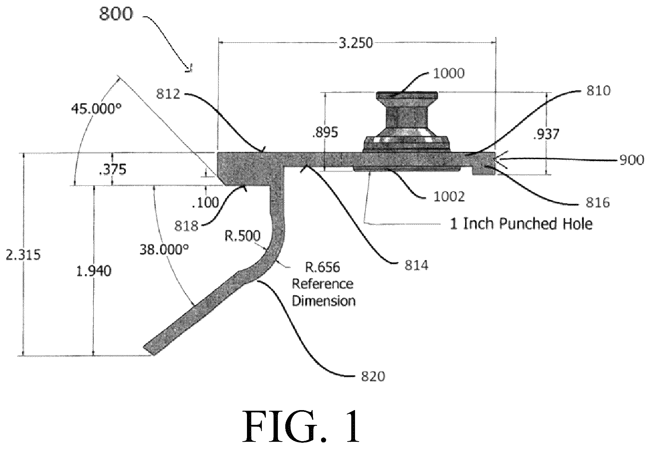 Patent US12460436 — Mounting devices for a pool cover and method of installing a swimming pool cover — Figure 1
