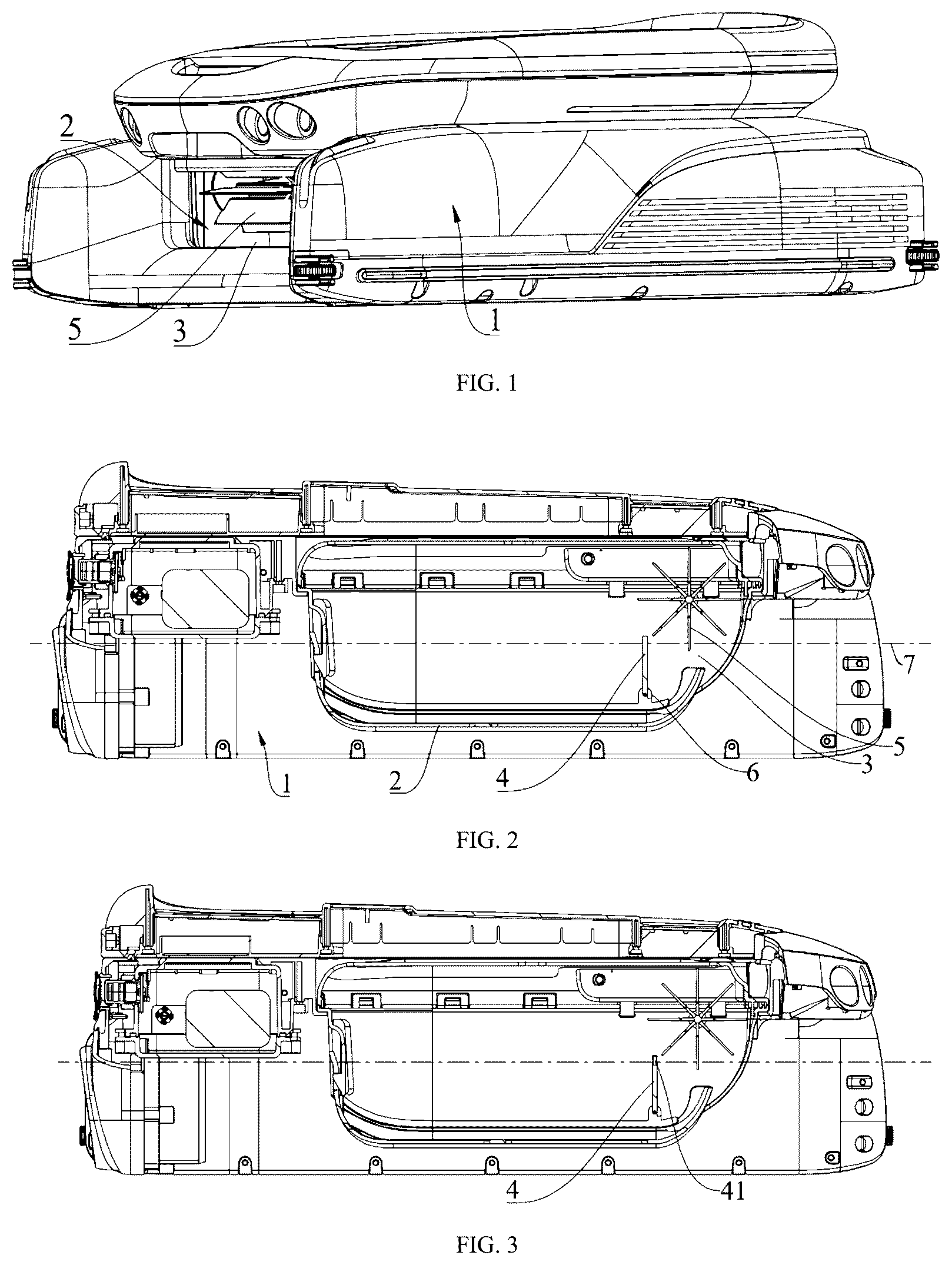 Patent US12460437 — Leak-proof garbage basket and water surface cleaning robot — Figure 1