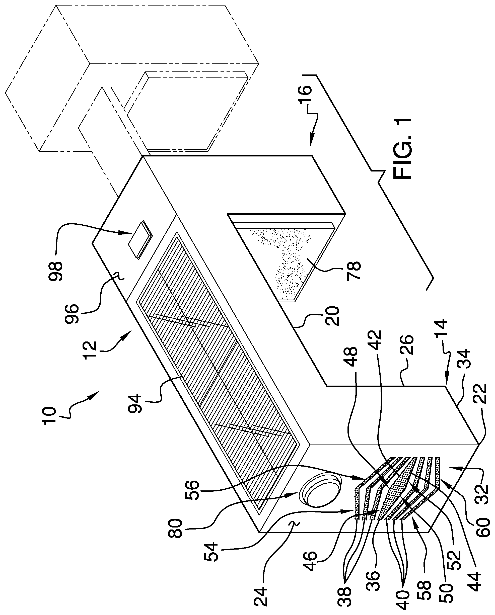 Patent US12460439 — Tombstone audio device — Figure 1