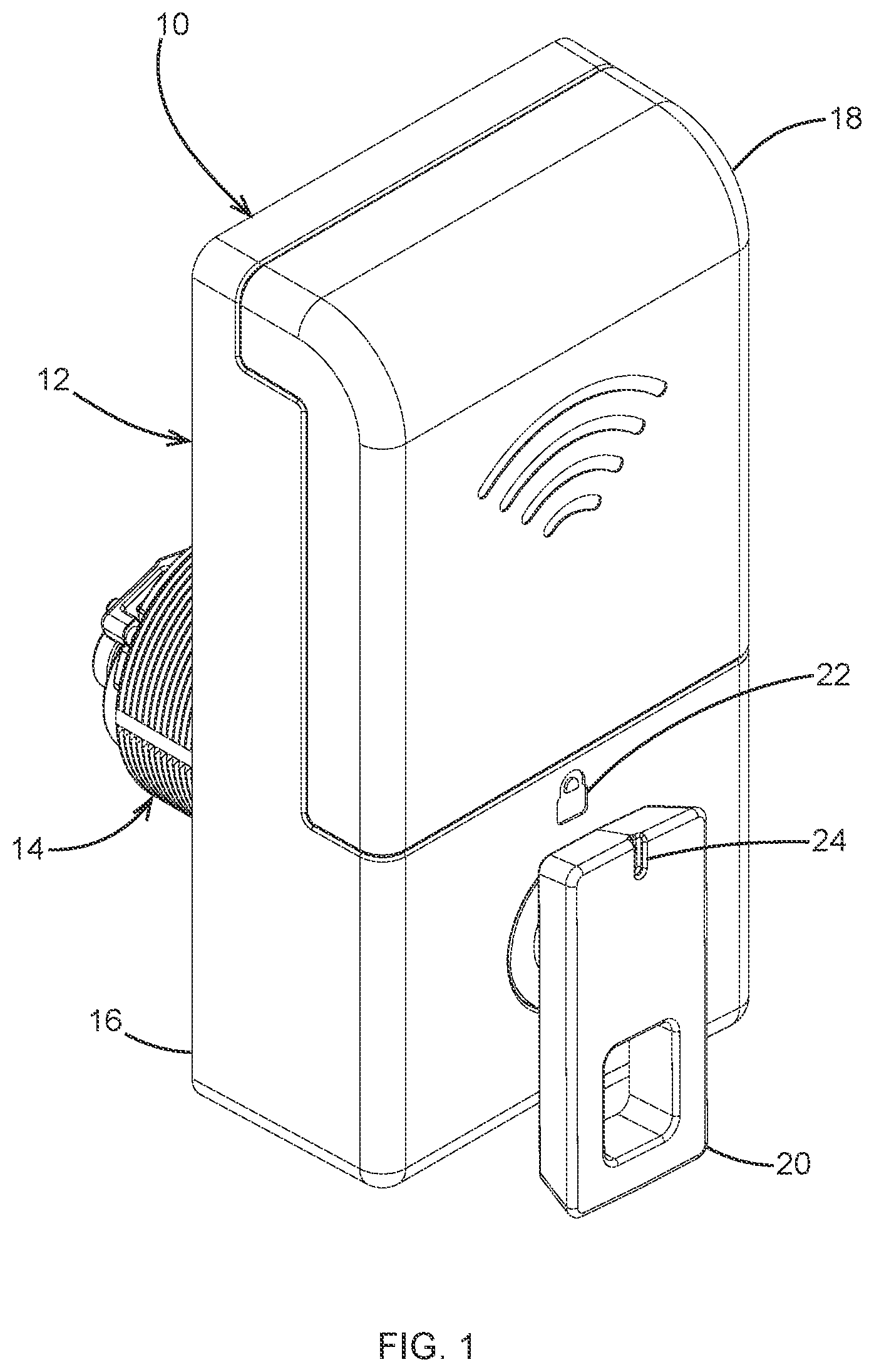 Patent US12460448 — Electronic mortise lock cylinder — Figure 1