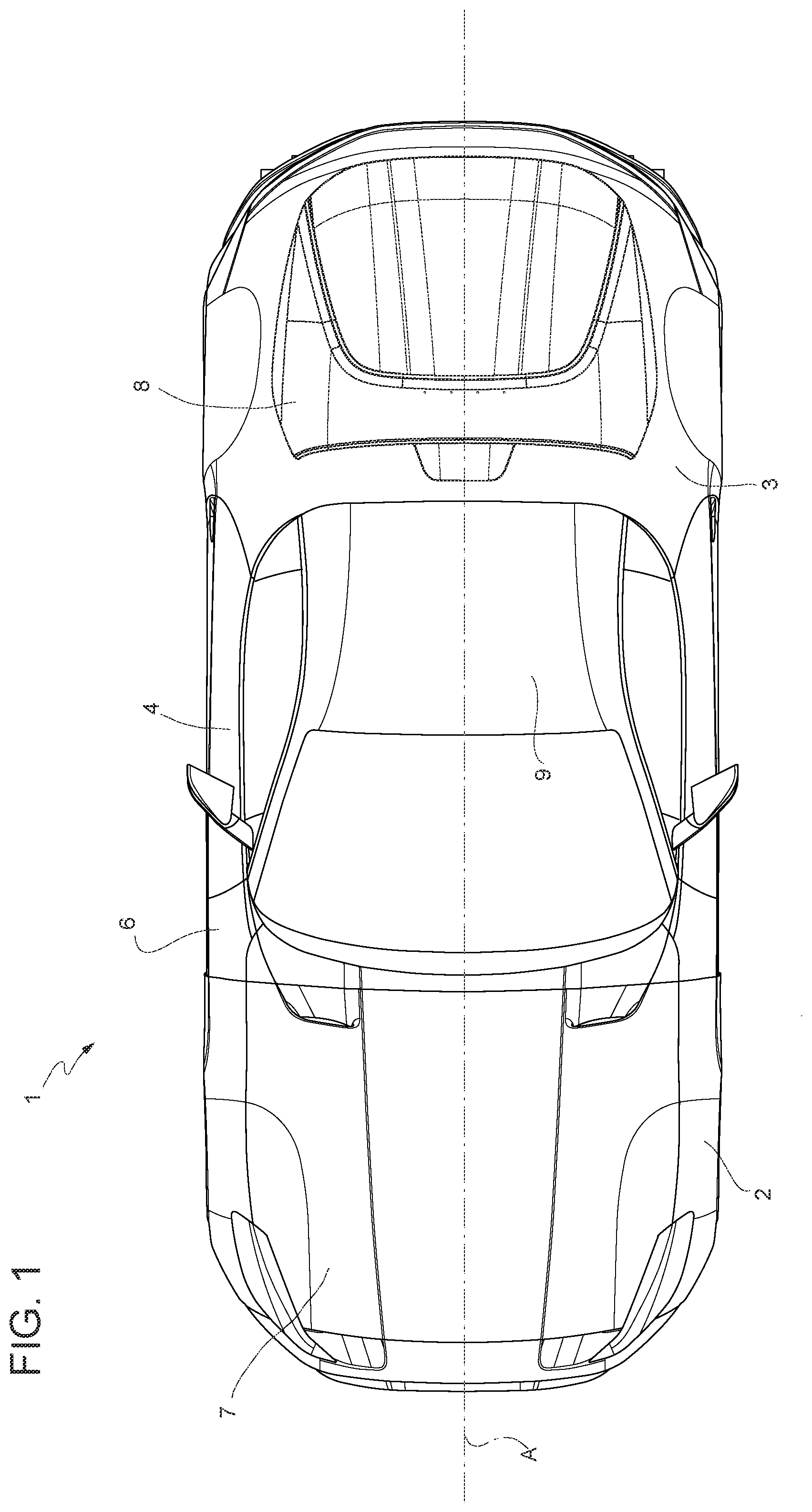 Patent US12460460 — Hood assembly for a motor vehicle and process for the mounting thereof — Figure 1