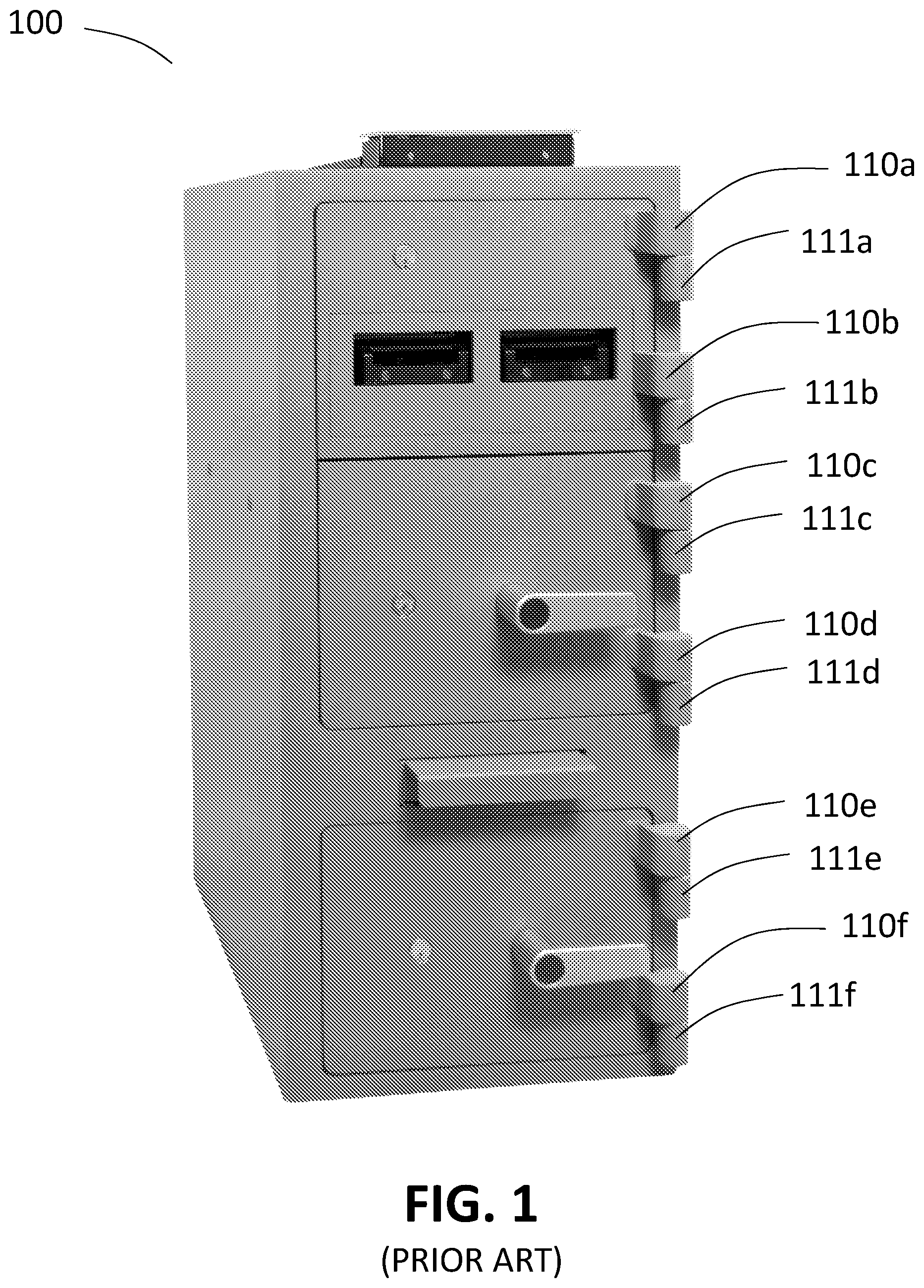 Patent US12460462 Figure 1 – Secure vault apparatus