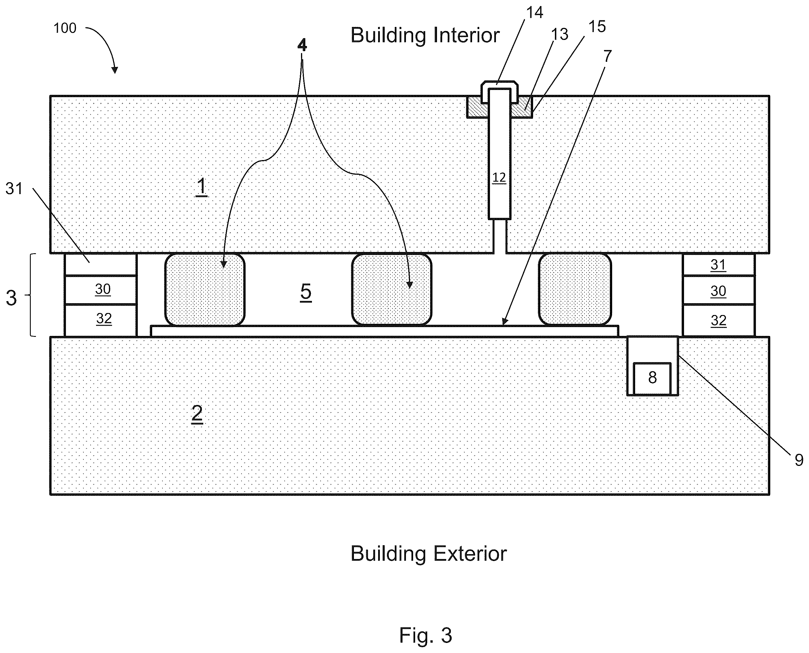 Patent US12460467 Figure 3 – Vacuum insulated panel with getter having Ti—Al—V crystalline phase and method of making same