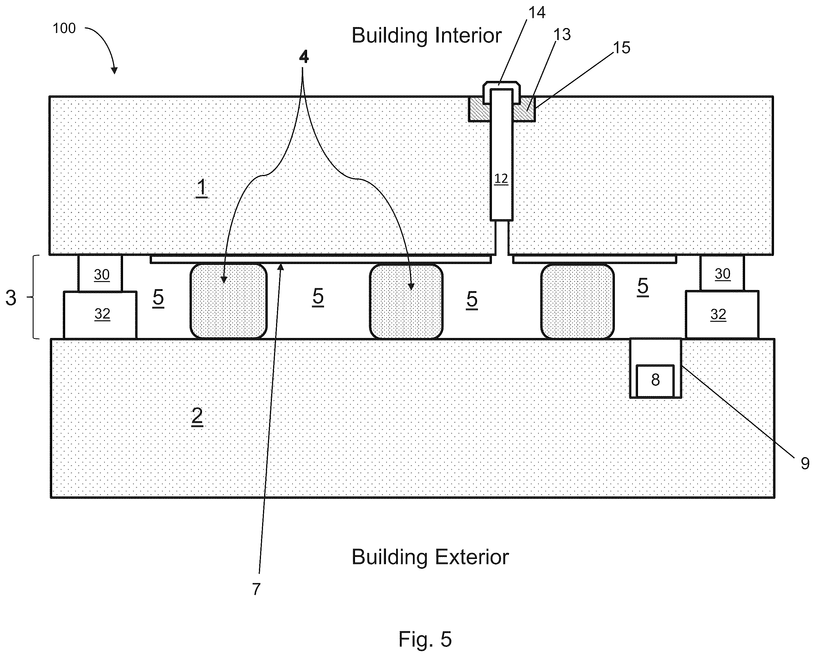 Patent US12460467 Figure 5 – Vacuum insulated panel with getter having Ti—Al—V crystalline phase and method of making same