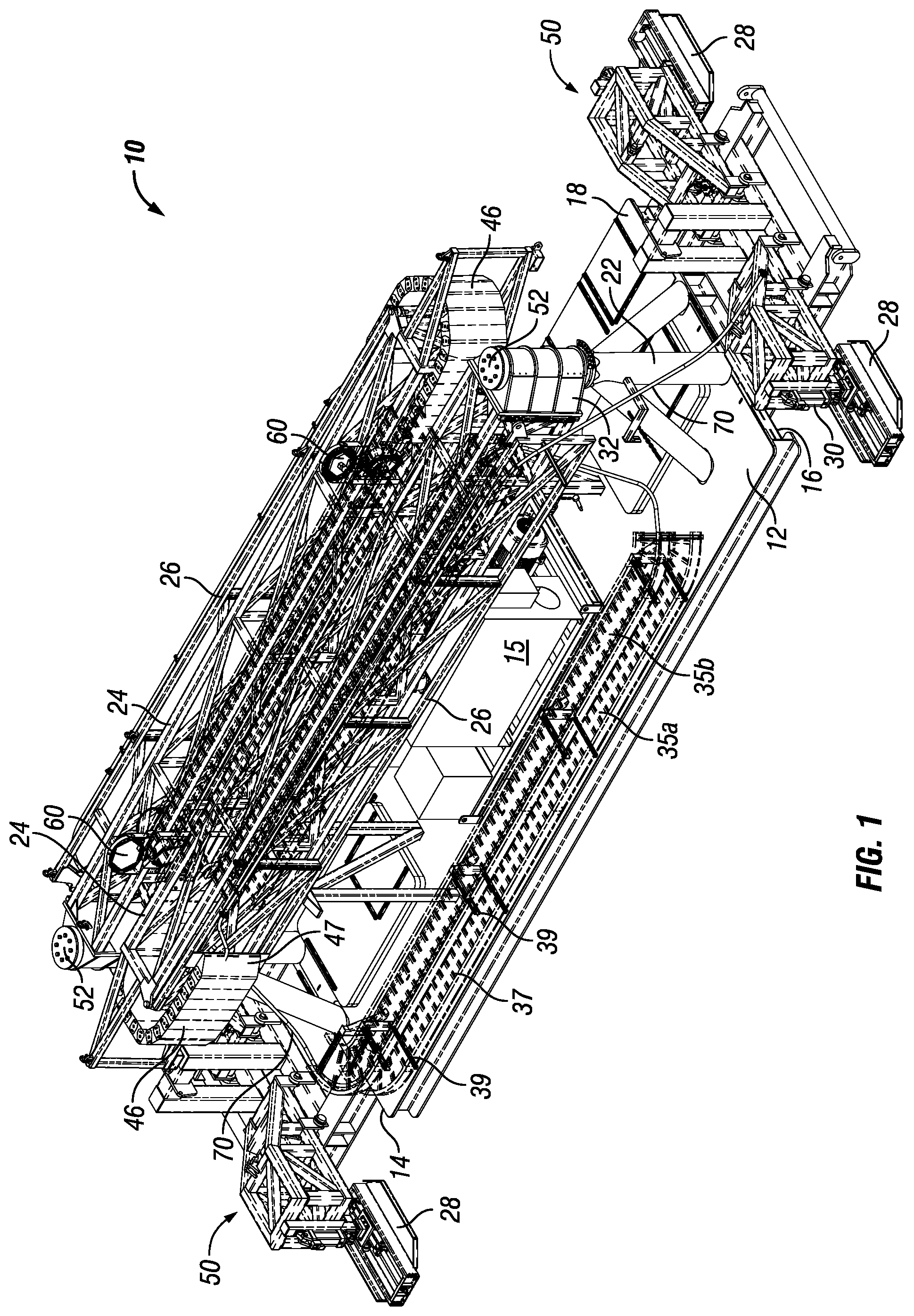 Patent US12460484 — Mobile boom system — Figure 1