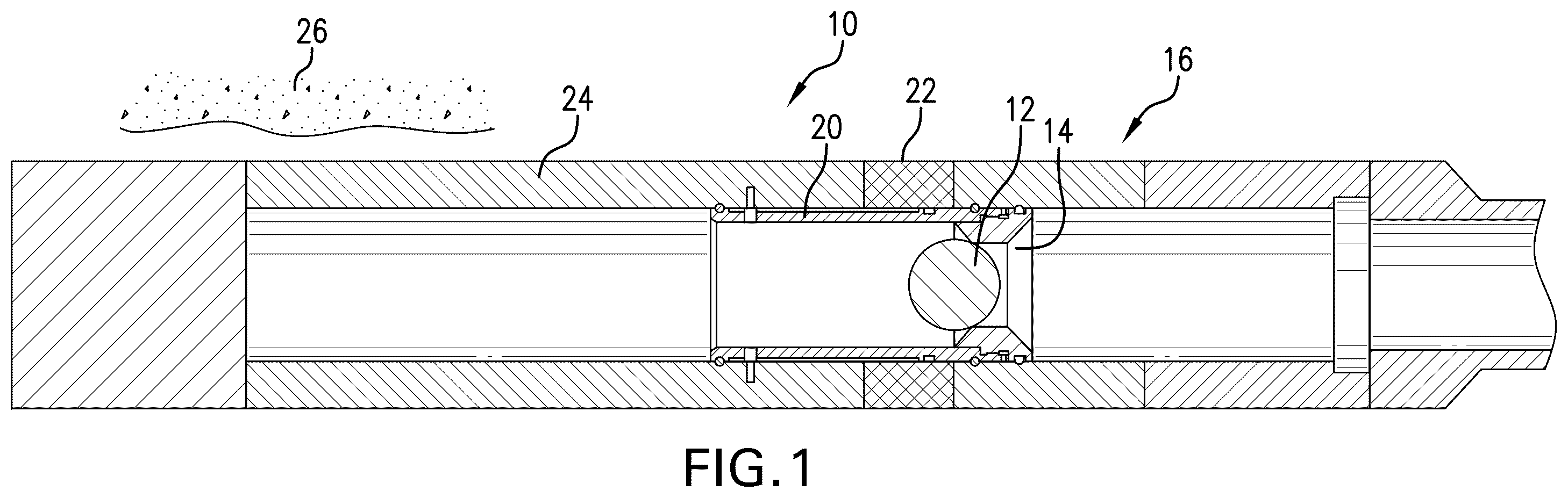 Patent US12460491 Figure 1 – Tripping and filtration object, system, and method