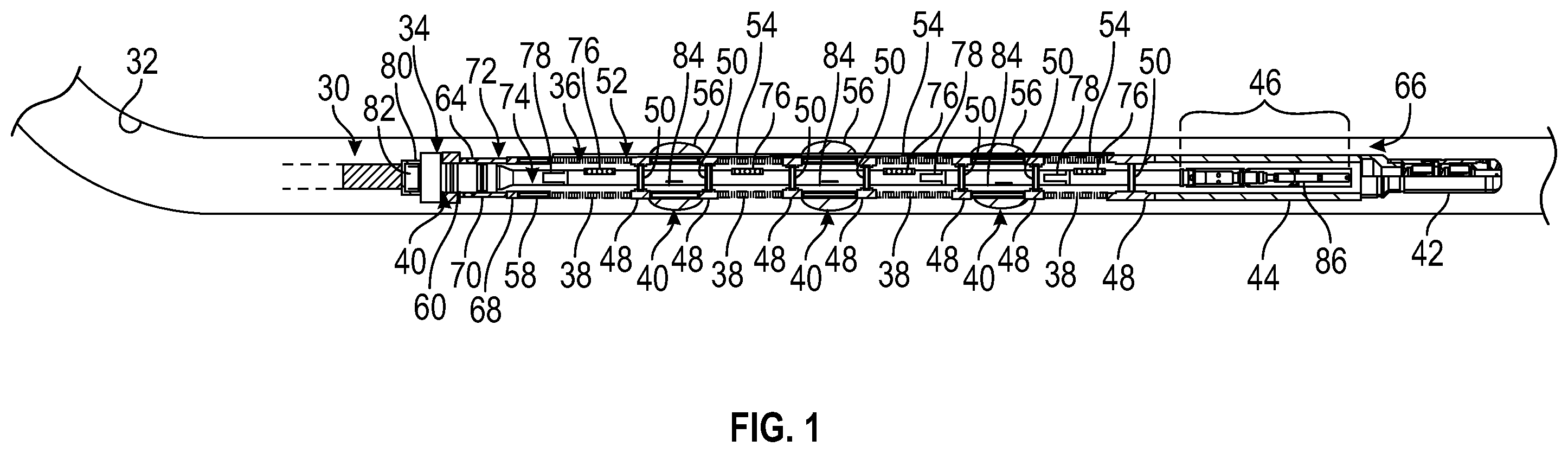 Patent US12460495 Figure 1 – Systems and methods for single trip gravel packing in open hole borehole